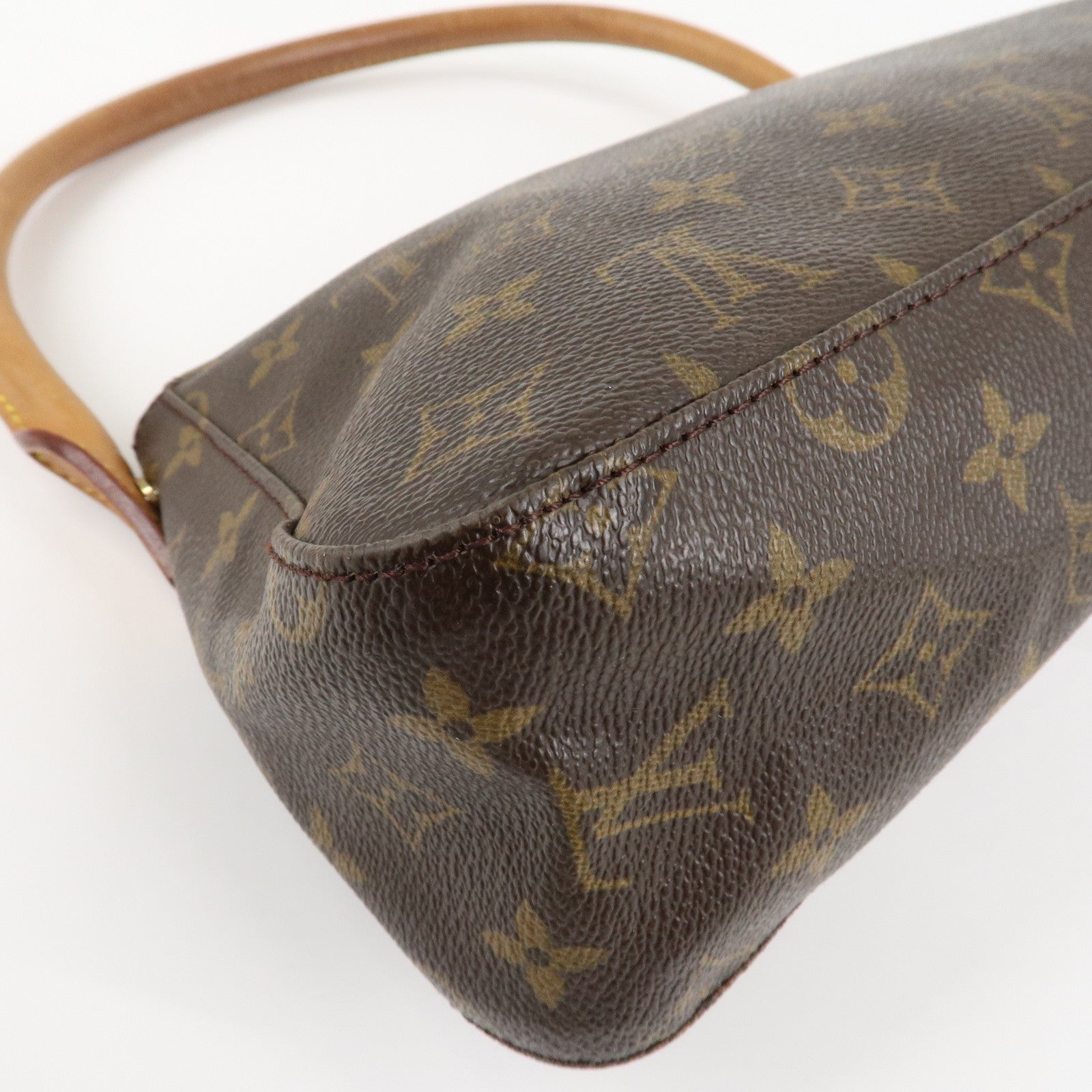 Louis Vuitton Monogram Mini Looping Shoulder Bag Hand Bag M51147 Used