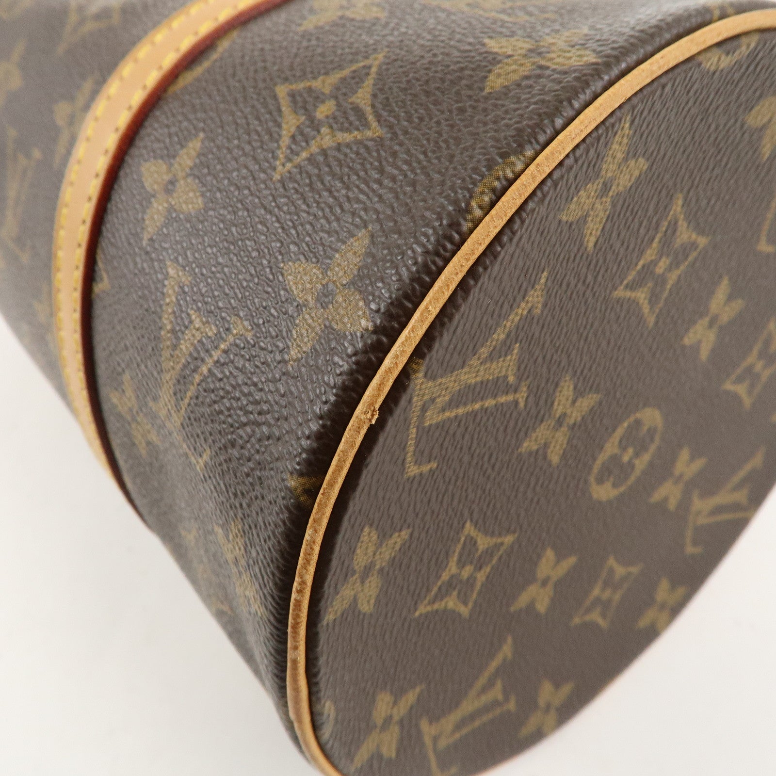 Louis Vuitton Monogram Papillon 30 Hand Bag 
Pouch Brown M51385