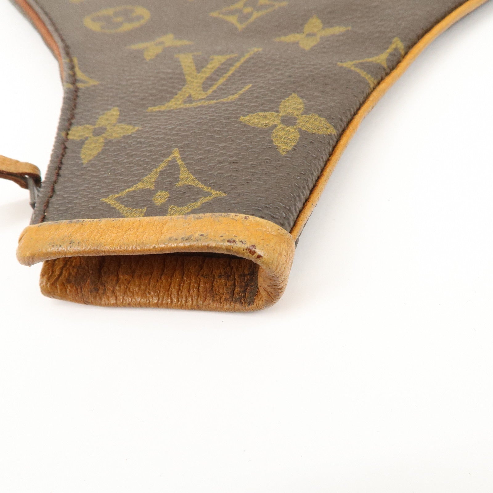 Louis Vuitton Monogram Canvas Leather Racket Case Brown