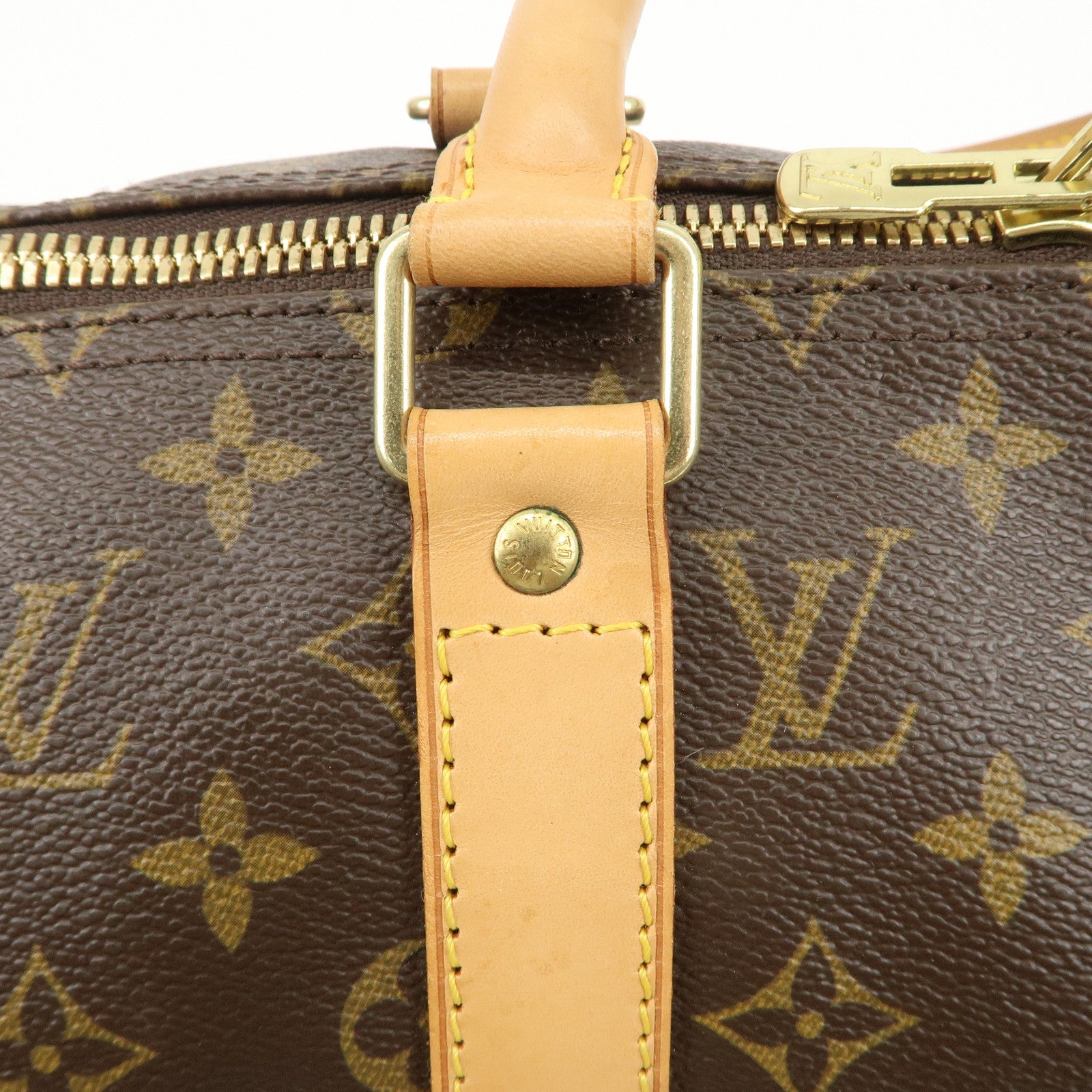 Louis Vuitton Monogram Keep All Bandouliere 50 Boston Bag M41416 Used