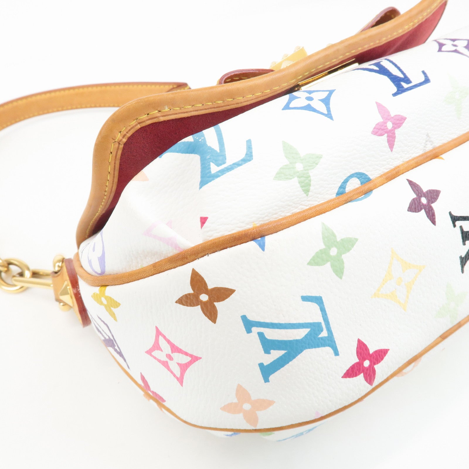 Louis Vuitton Monogram Multicolor Patti Shoulder Bag Blanc M40305