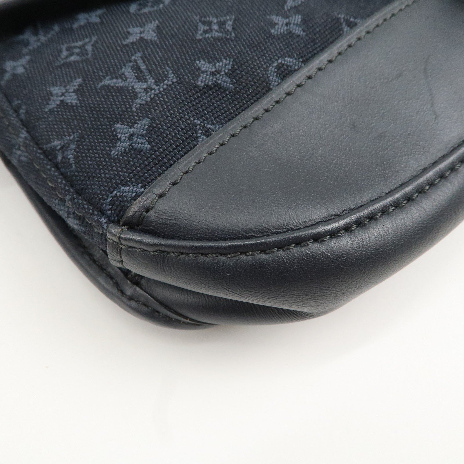 Louis Vuitton Monogram Mini Marjorie Shoulder Bag Blue M92692 Used