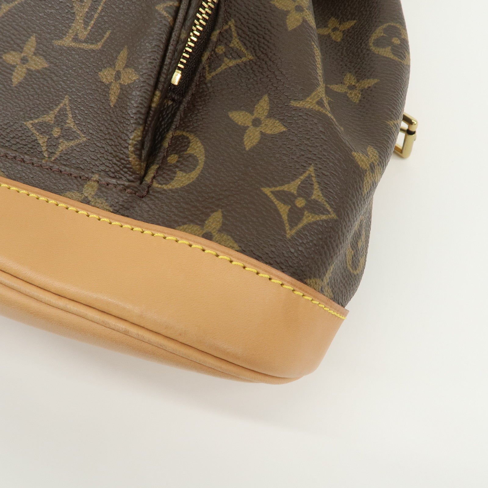 Louis Vuitton Monogram Montsouris MM Back Pack Bag M51136 Used