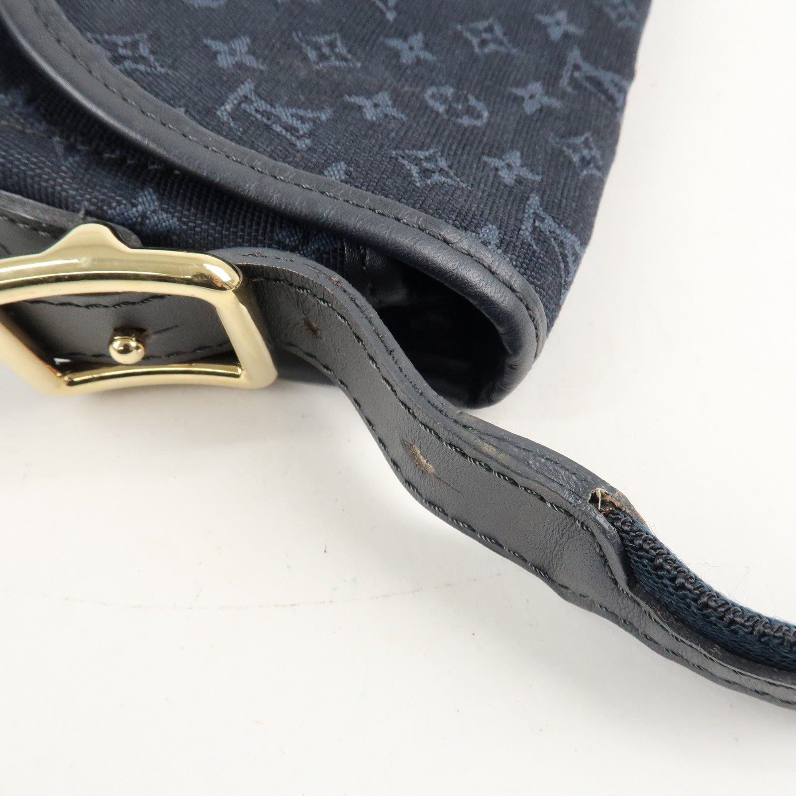 Louis Vuitton Monogram Mini Belanger Shoulder Bag TST Blue M92672 Used