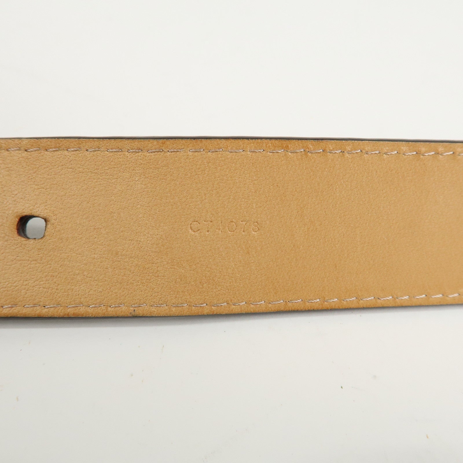 Louis Vuitton Monogram Vernis SaintTulle Belt 80/32 Amarante M6979 Used