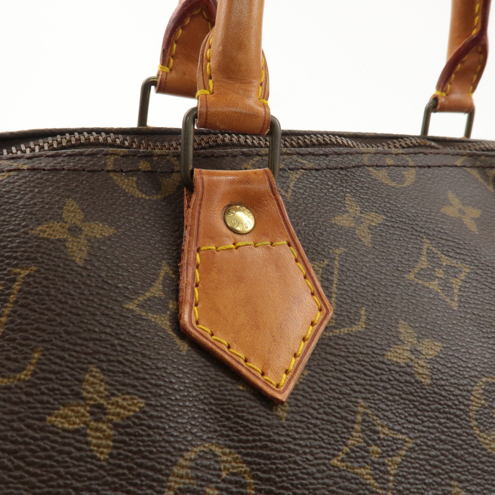 Louis Vuitton Monogram Speedy 35 Hand Bag Boston Bag M41524