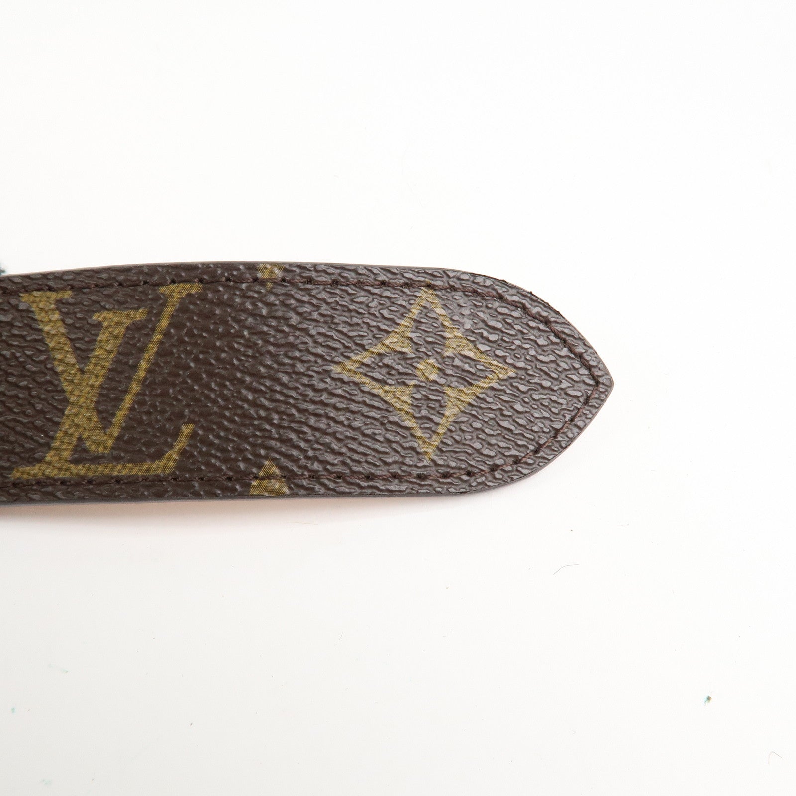 Louis Vuitton Monogram Saint Tulle Oval Belt 80/32 M9842 Used