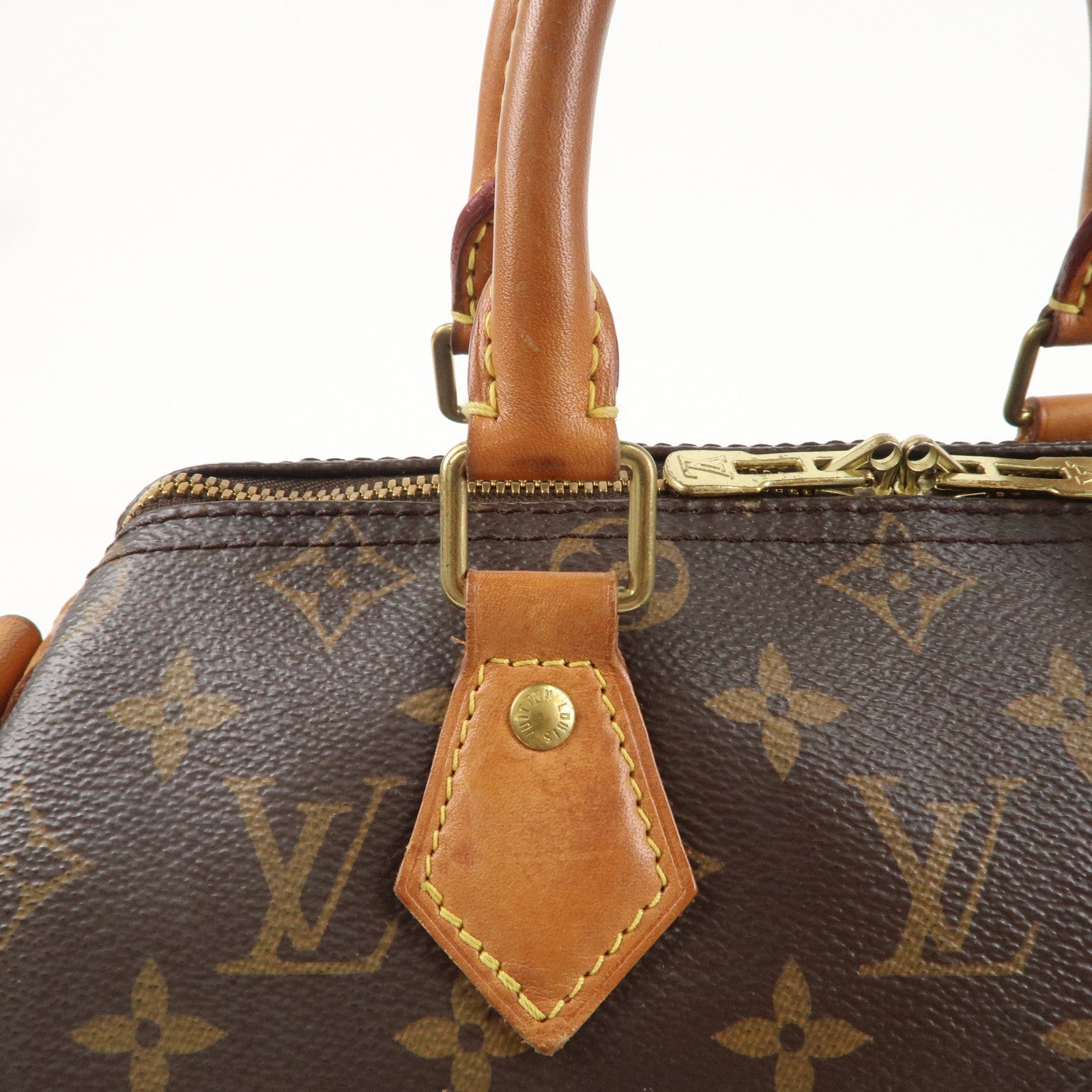 Louis Vuitton Monogram Speedy Bandouliere 25 Brown M41113