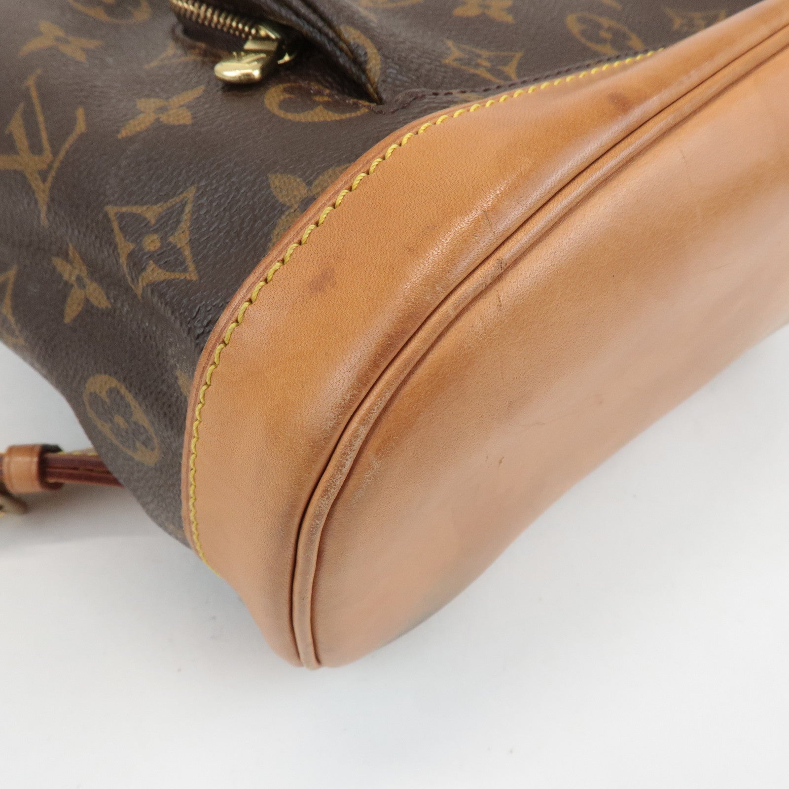 Louis Vuitton Monogram Montsouris MM Back Pack Brown M51136 Used