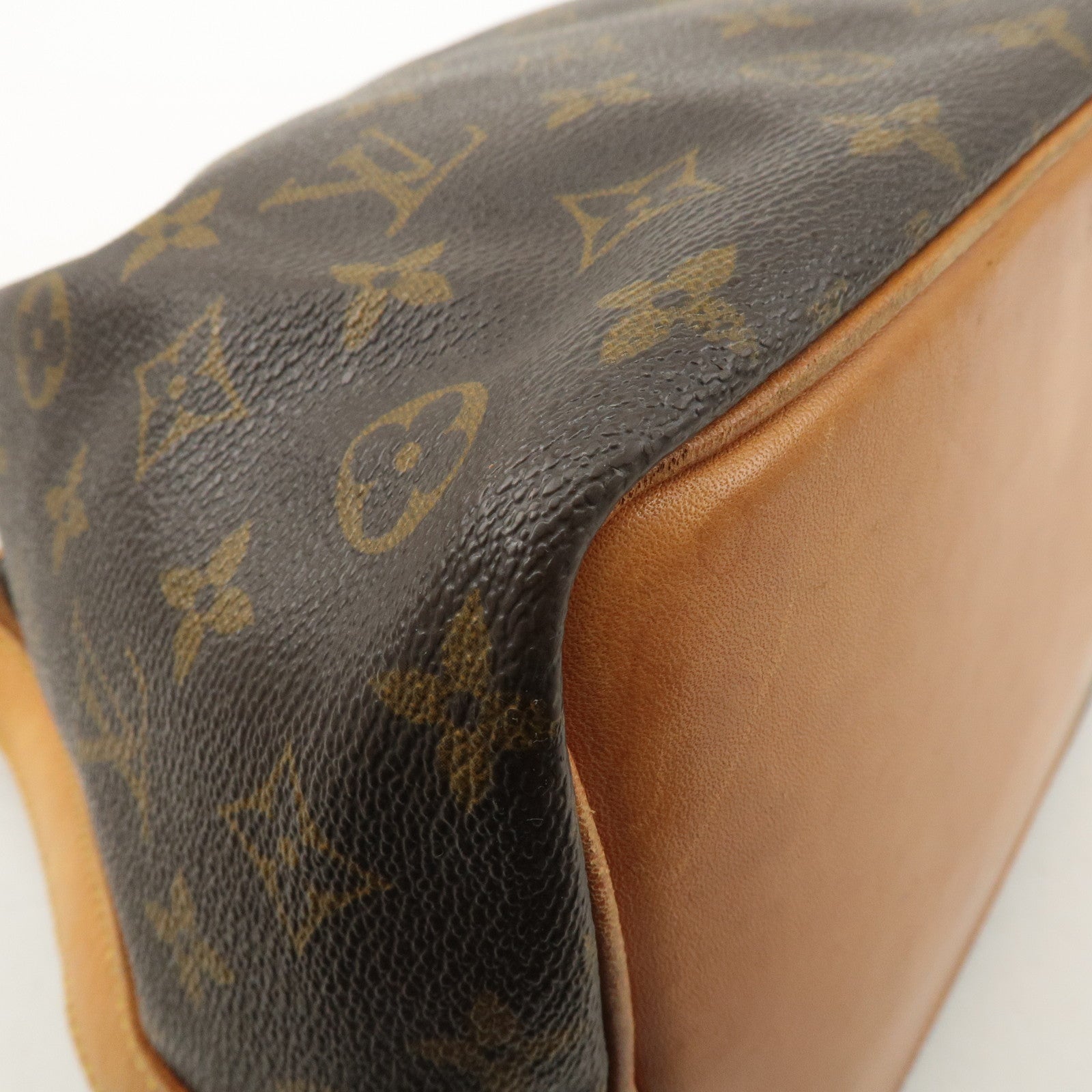 Louis Vuitton Monogram Petit Noe Shoulder Bag Brown M42226