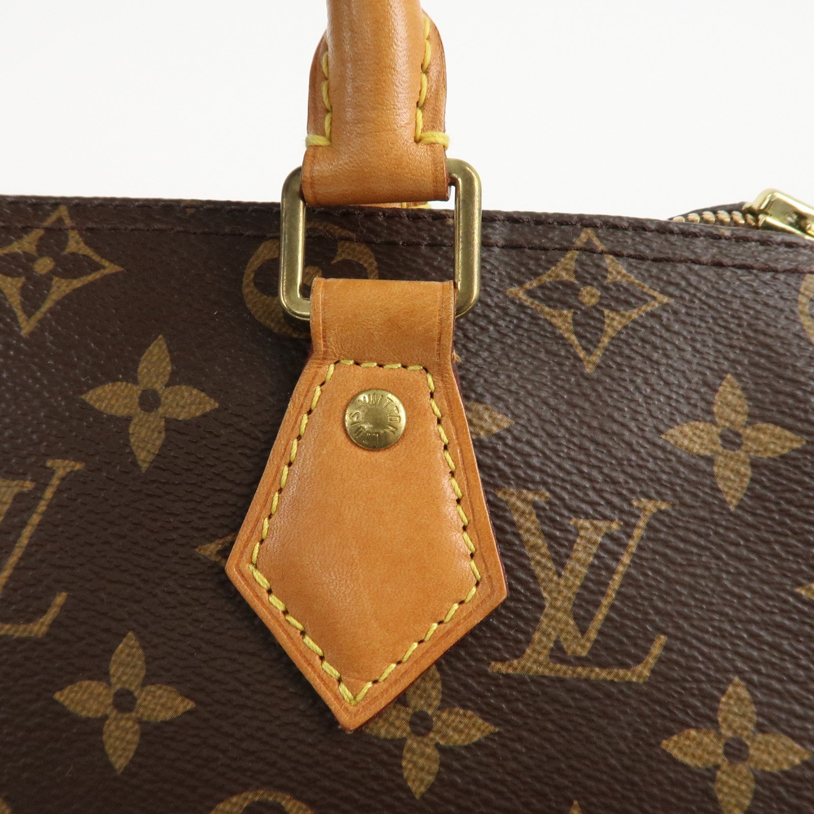 Louis Vuitton Monogram Speedy 25 Hand Bag Boston Bag M41109 Used