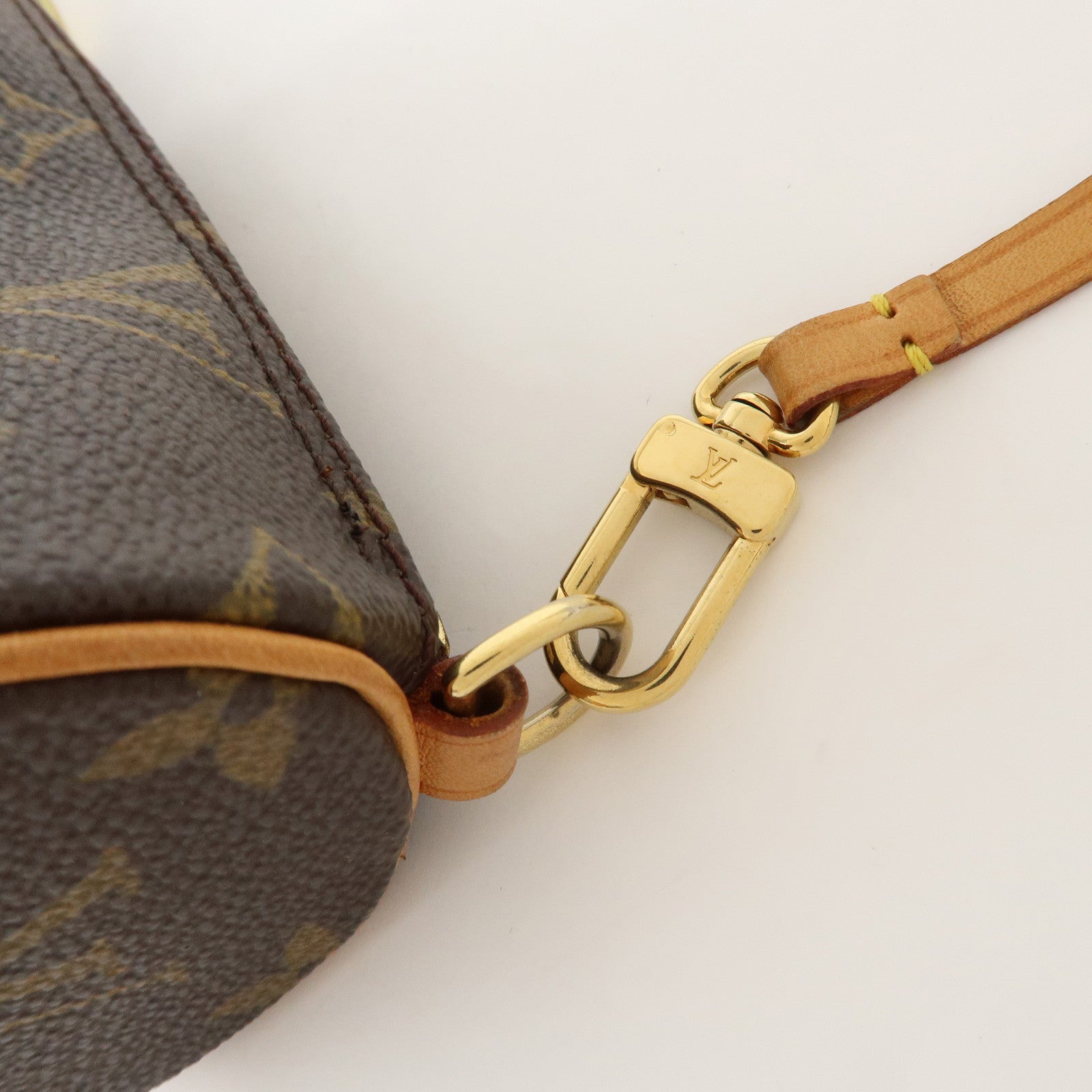 Louis Vuitton Monogram Papillon Pouch For Papillon Bag Brown Used