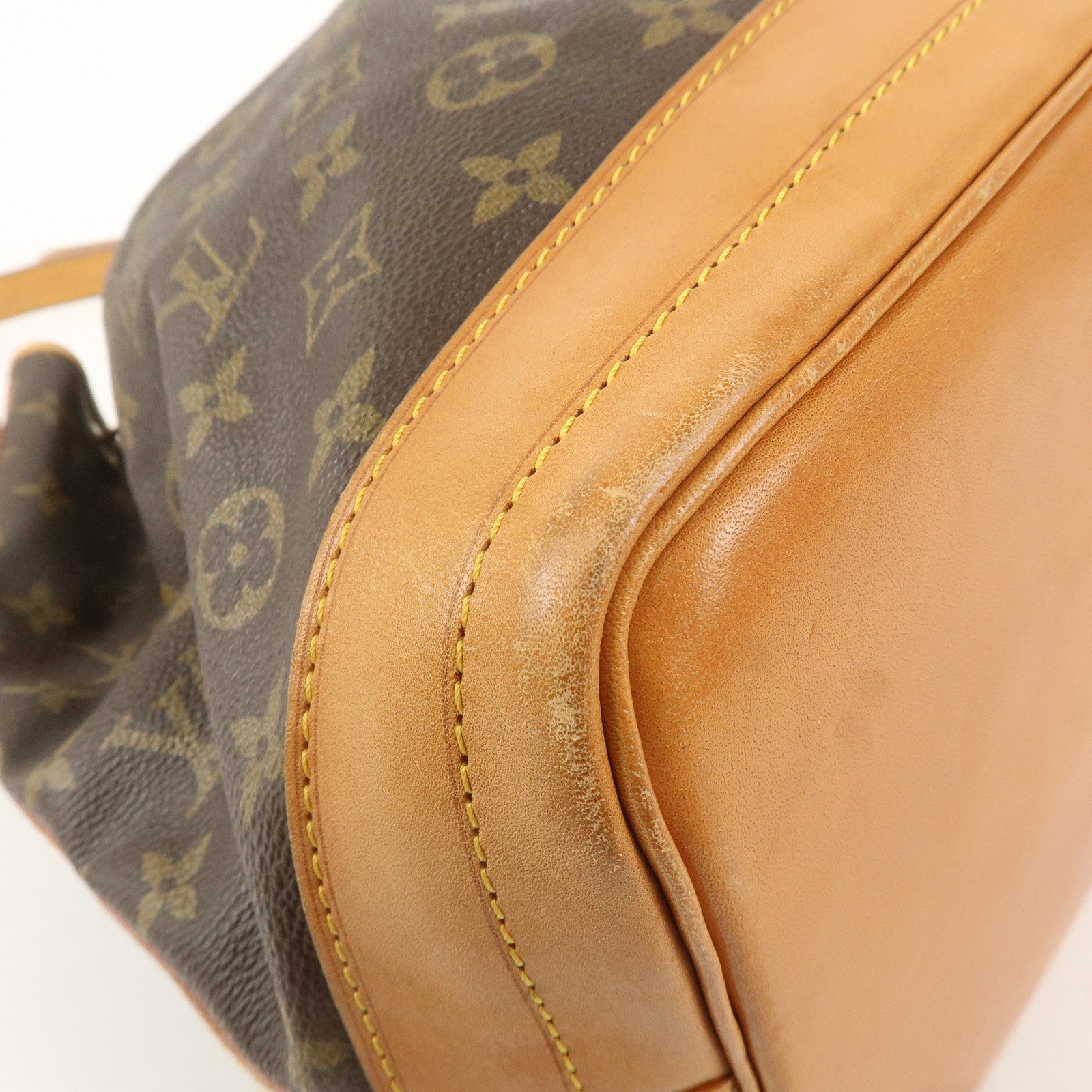 Louis Vuitton Monogram Noe Shoulder Bag Brown M42224