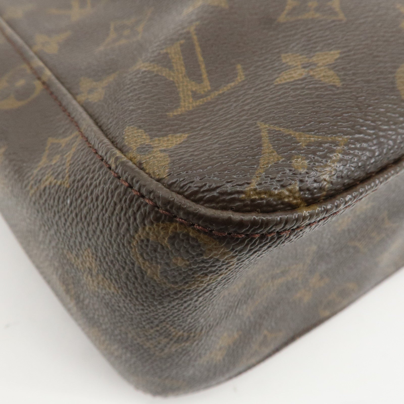 Louis Vuitton Monogram Looping GM Shoulder Bag Brown M51145