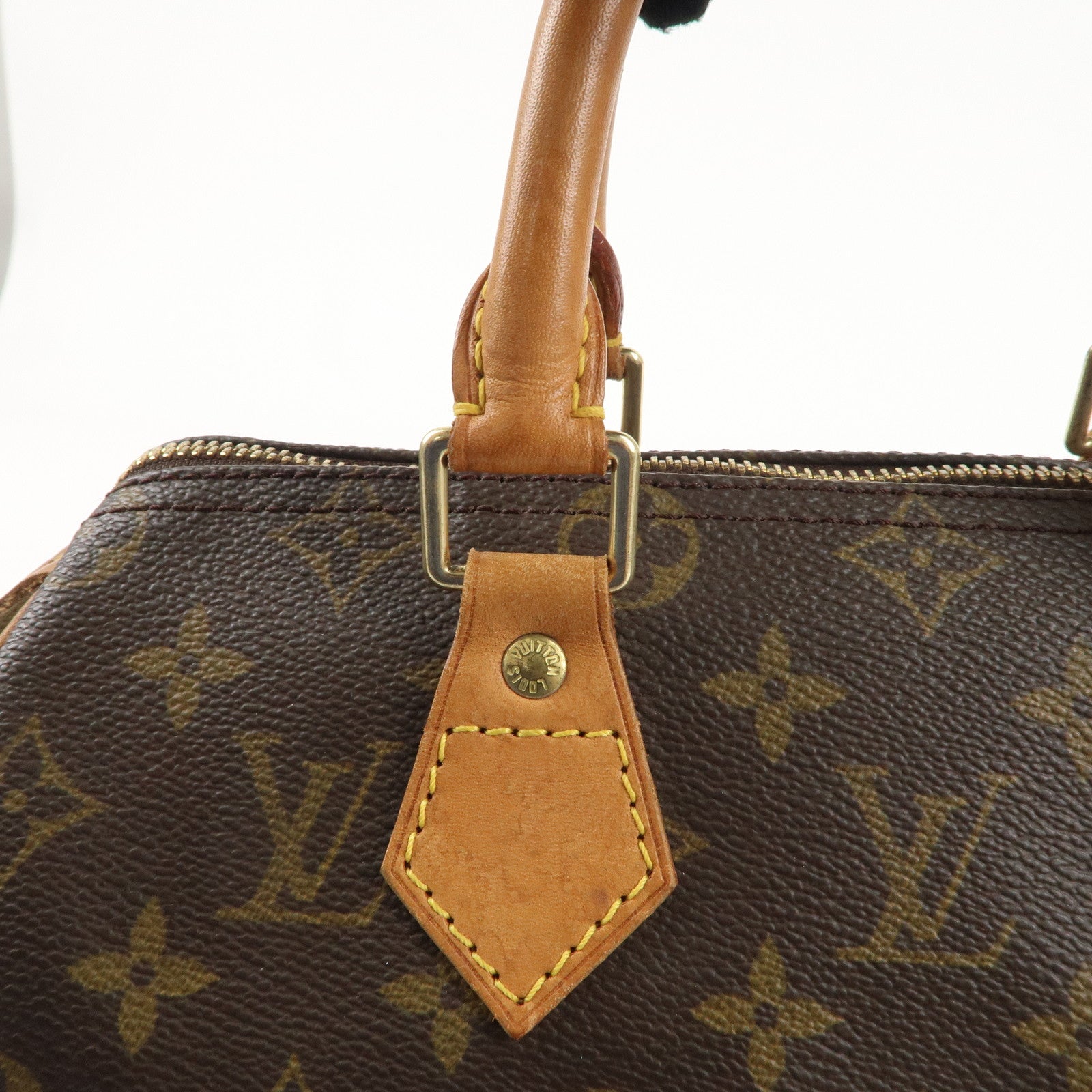 Louis Vuitton Monogram Speedy 25 Hand Bag Boston Bag M41528