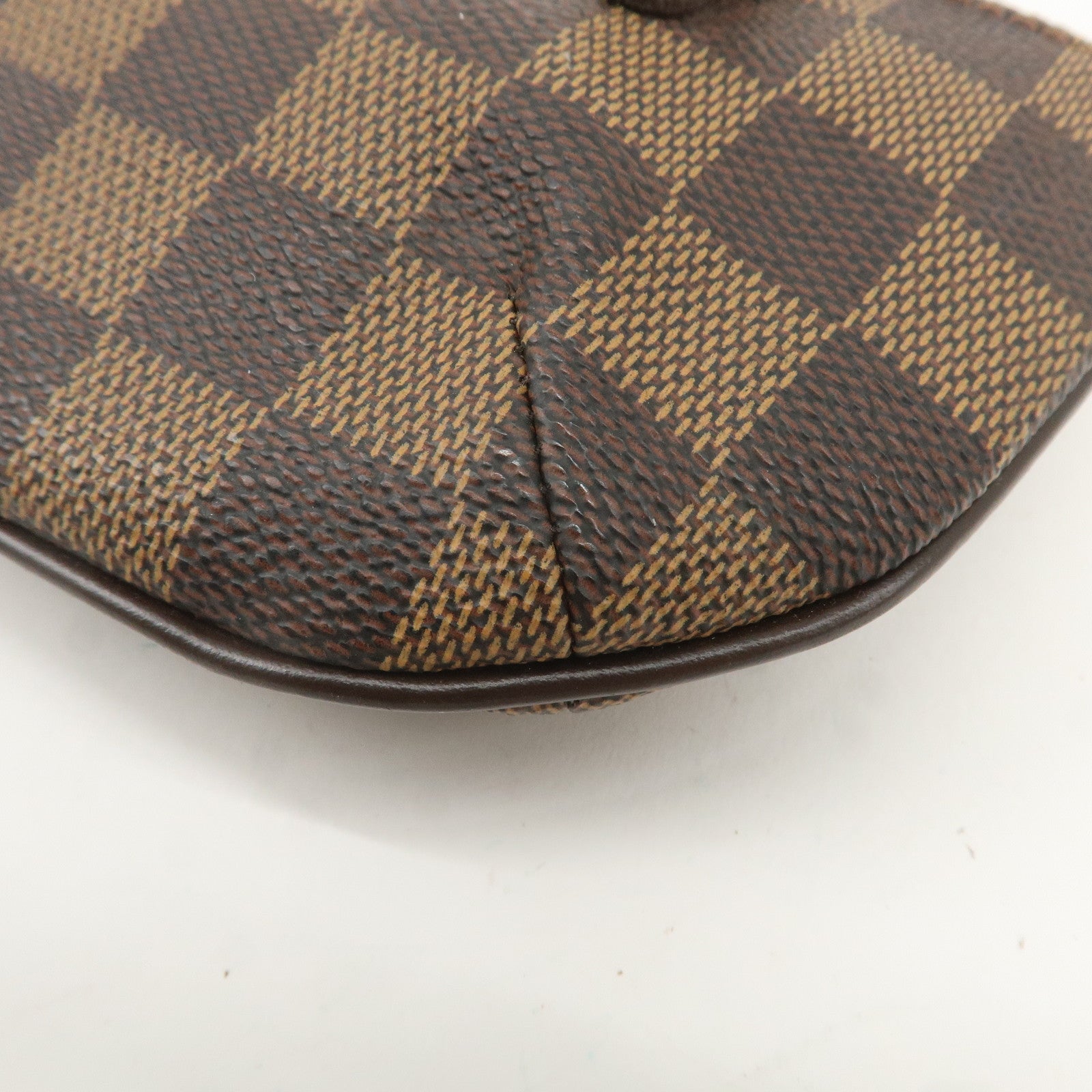 Louis Vuitton Damier Manosque GM Pouch Hand Bag Brown