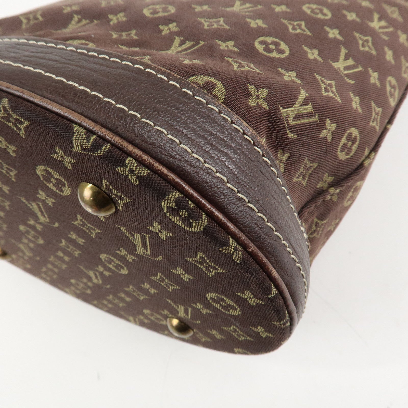 Louis Vuitton Monogram Mini Lin Bucket PM Shoulder Bag M95226 Used