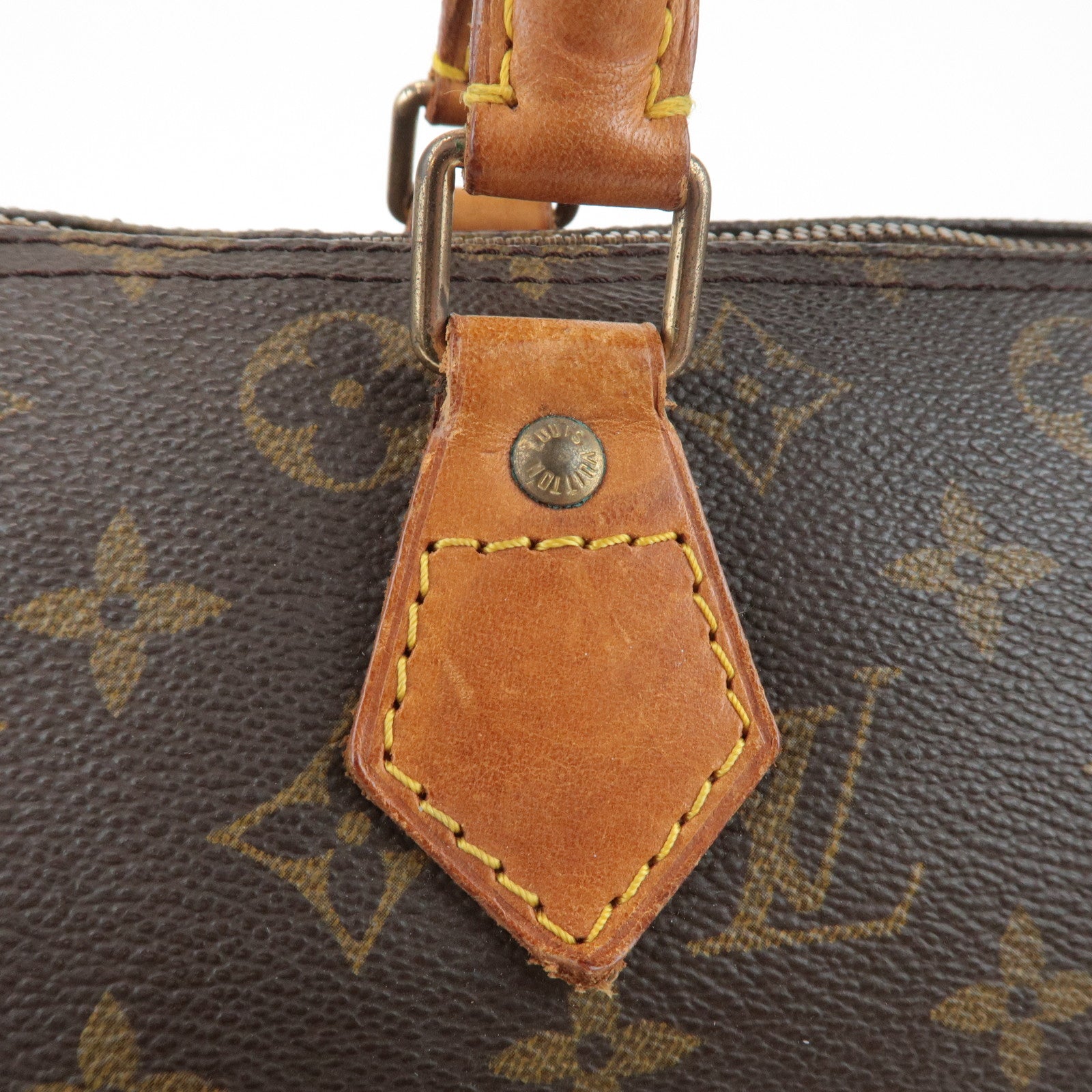 Louis Vuitton Monogram Speedy 30 Hand Bag Boston Bag M41526 Used