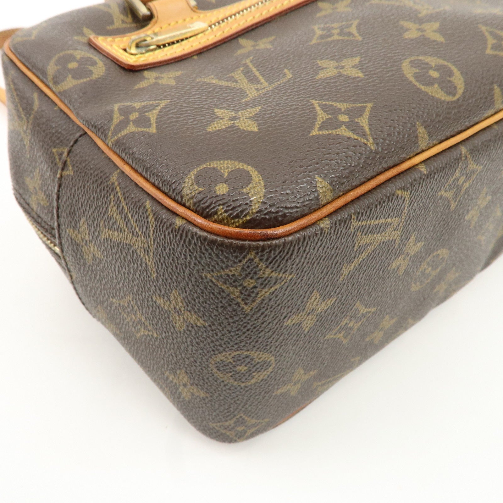 Louis Vuitton Monogram Cite MM Shoulder Bag Hand Bag M51182 Used