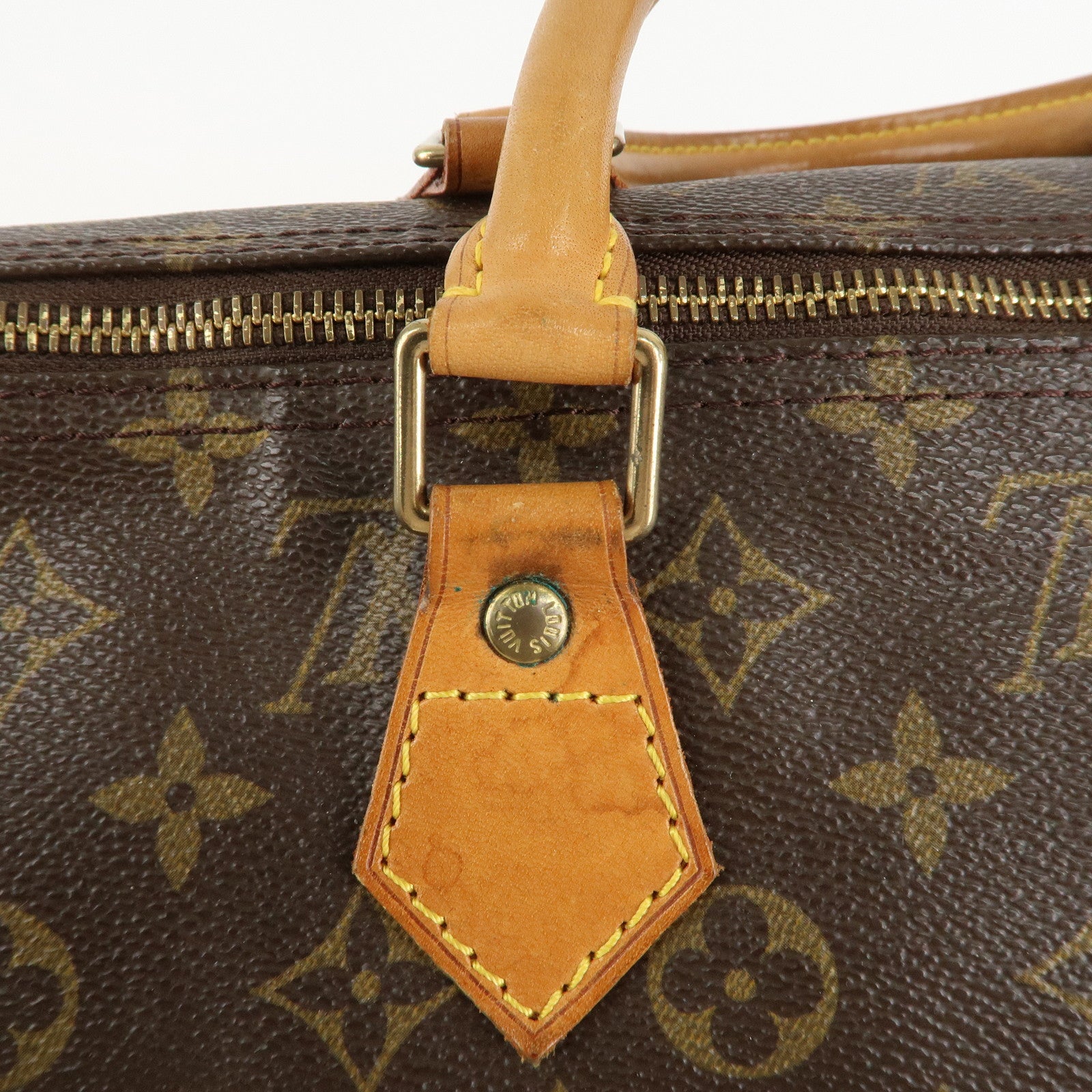 Louis Vuitton Monogram Speedy 40 Hand Bag Boston Bag M41522 Used