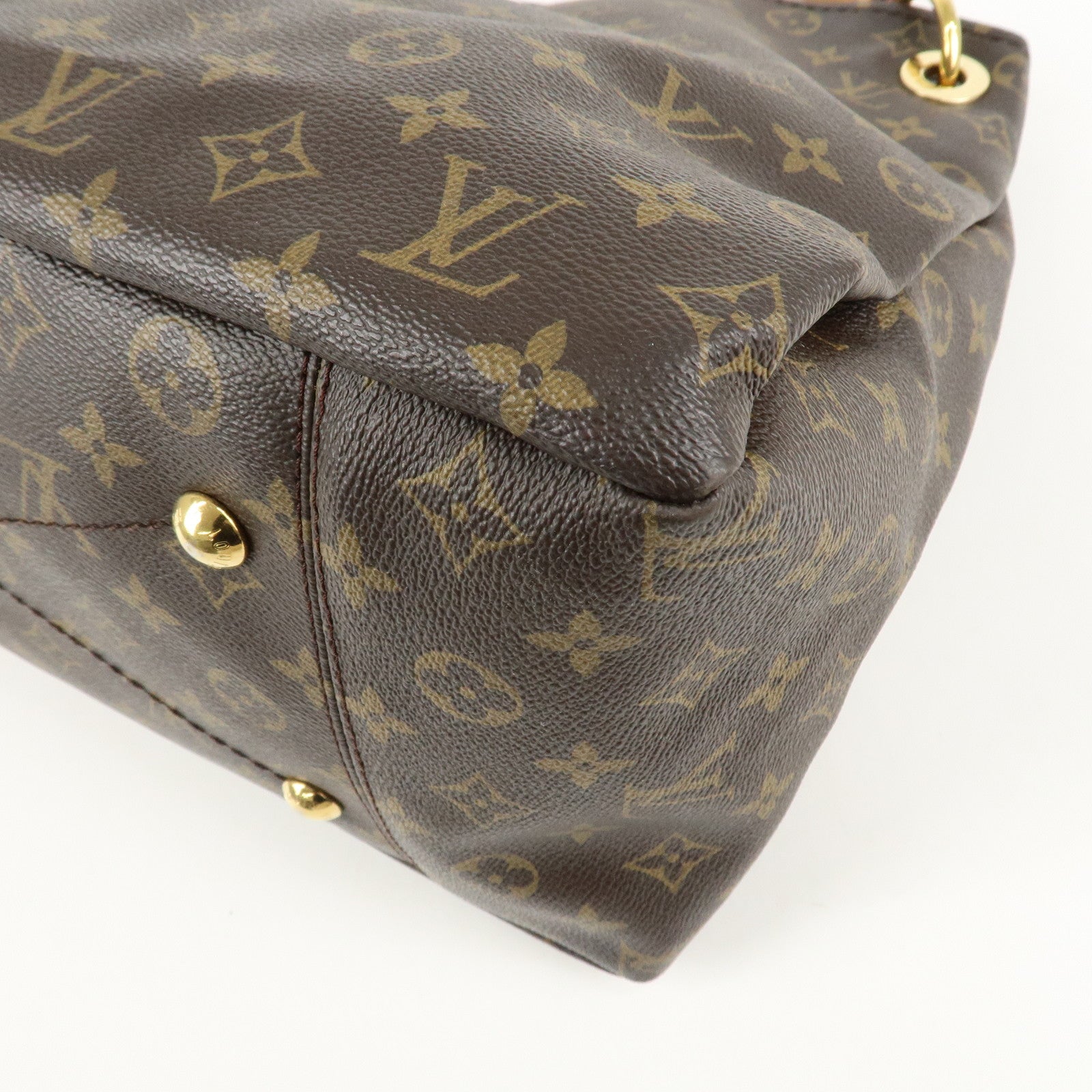 Louis Vuitton Monogram Artsy MM Shoulder Bag Brown M40249