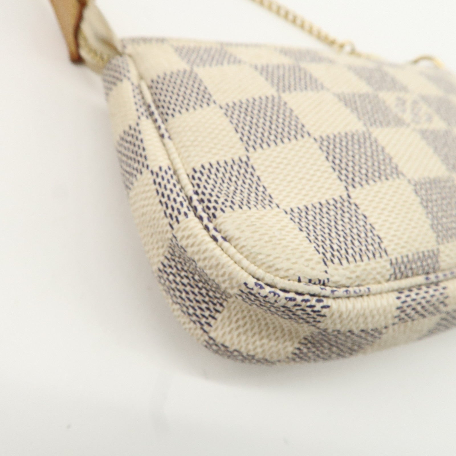 Louis Vuitton Damier Azur Mini Pochette Accessoires Pouch N58010 Used