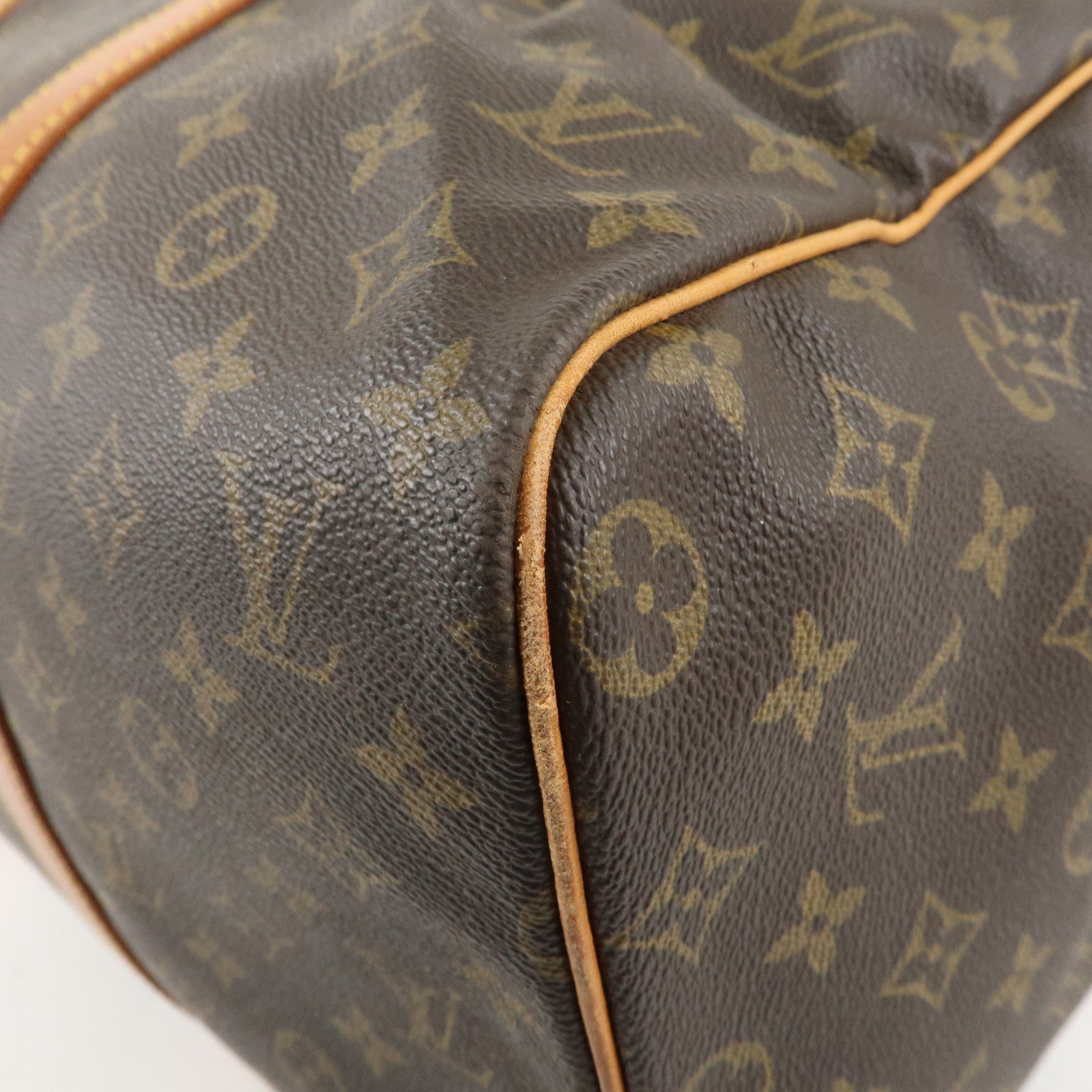 Louis Vuitton Monogram Sac Souple 45 Boston Bag Brown M41624