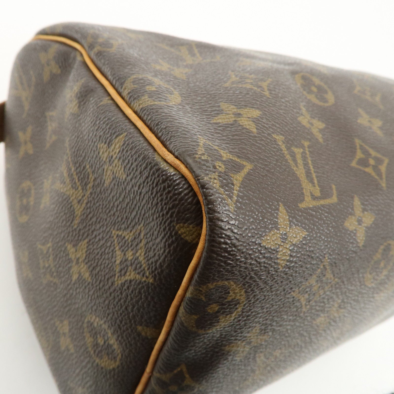 Louis Vuitton Monogram Speedy 25 Hand Bag Boston Bag M41528 Used