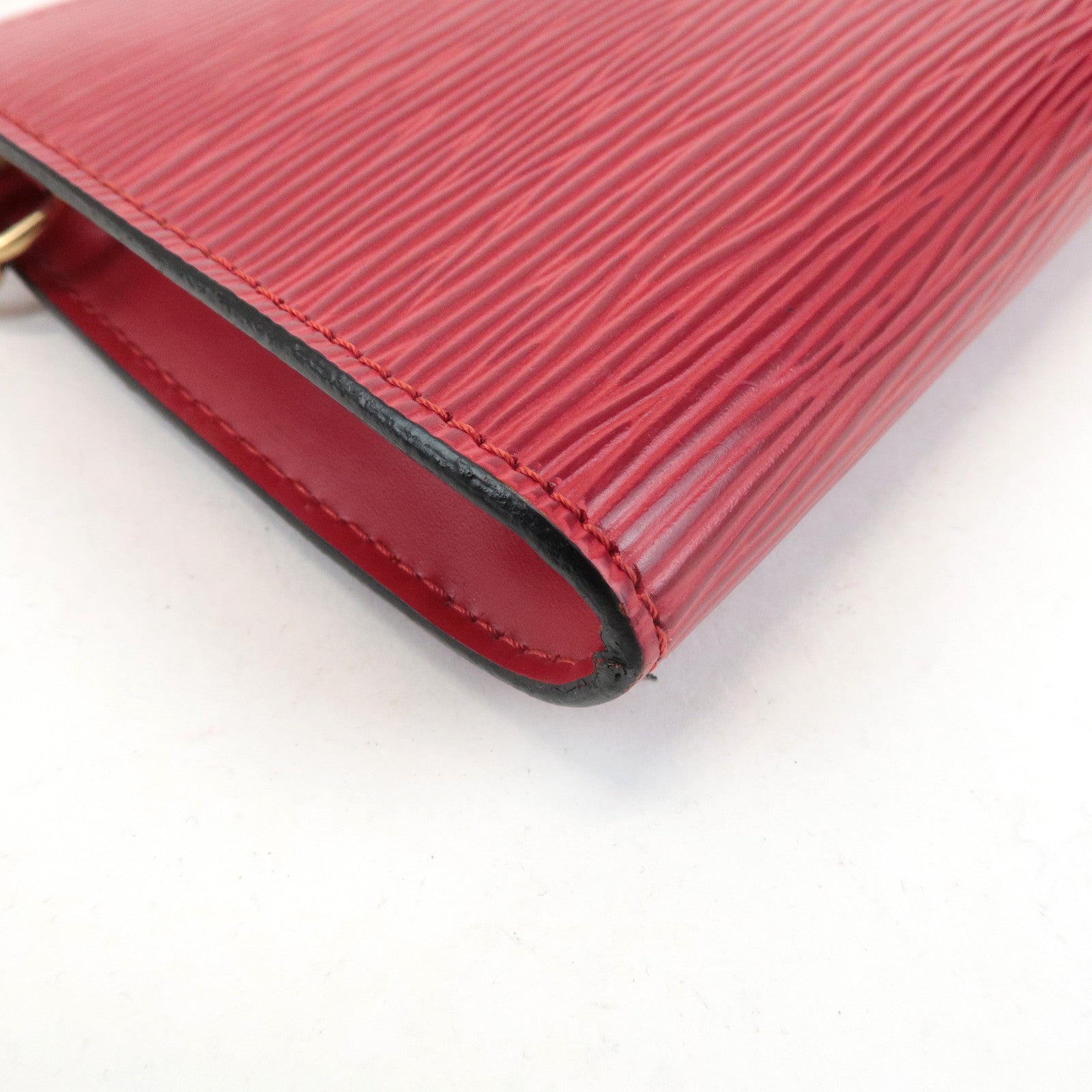 Louis Vuitton Epi Pochette Accessoires Pouch Castilian Red M52947 Used