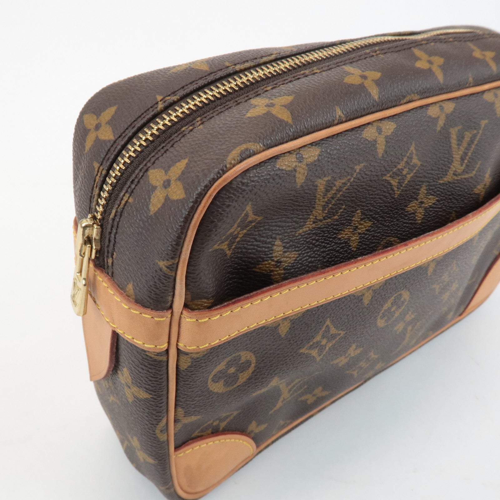 Louis Vuitton Monogram Compiegne 28 Pouch Clutch Bag M51845 Used