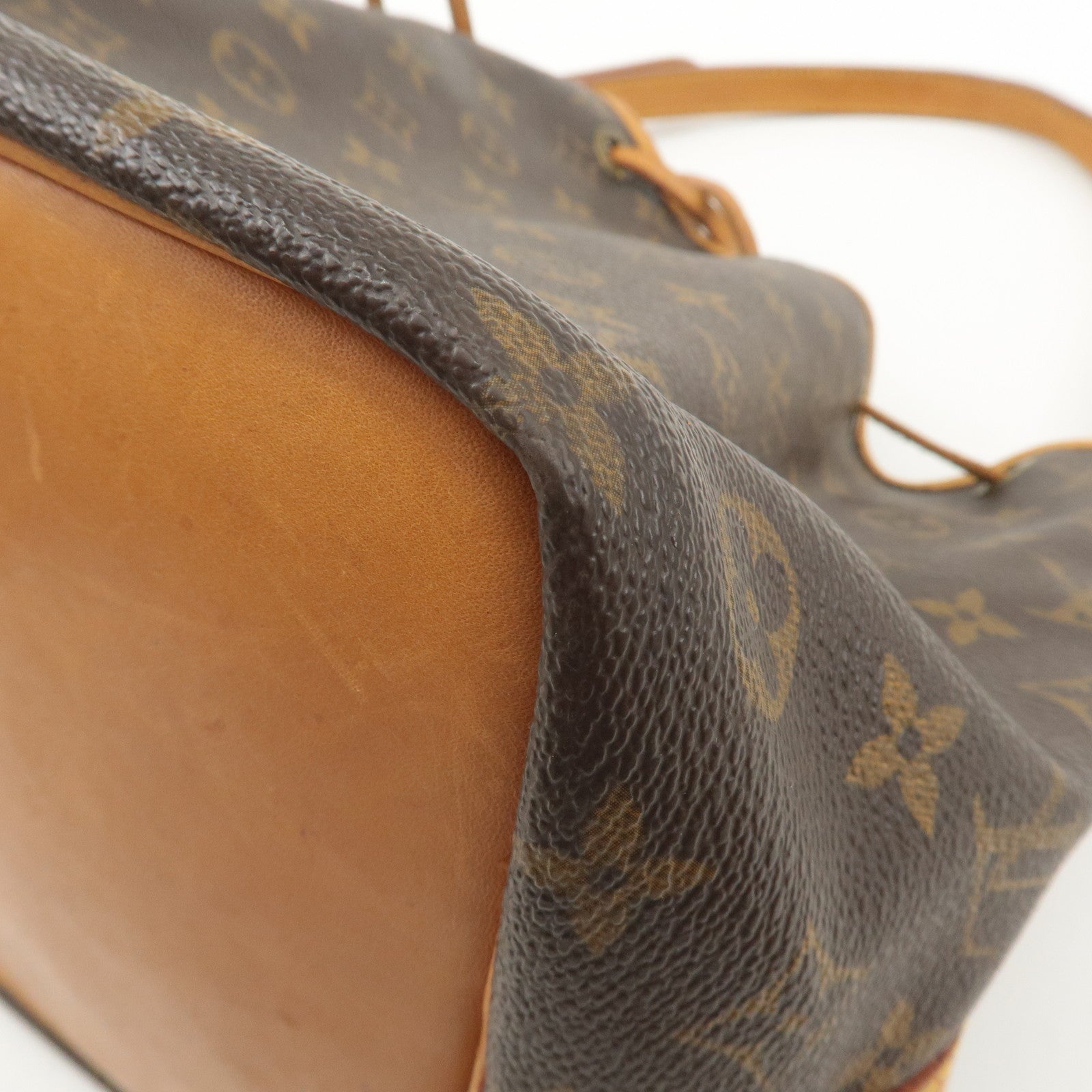 Louis Vuitton Monogram Petit Noe Shoulder Bag Brown M42226