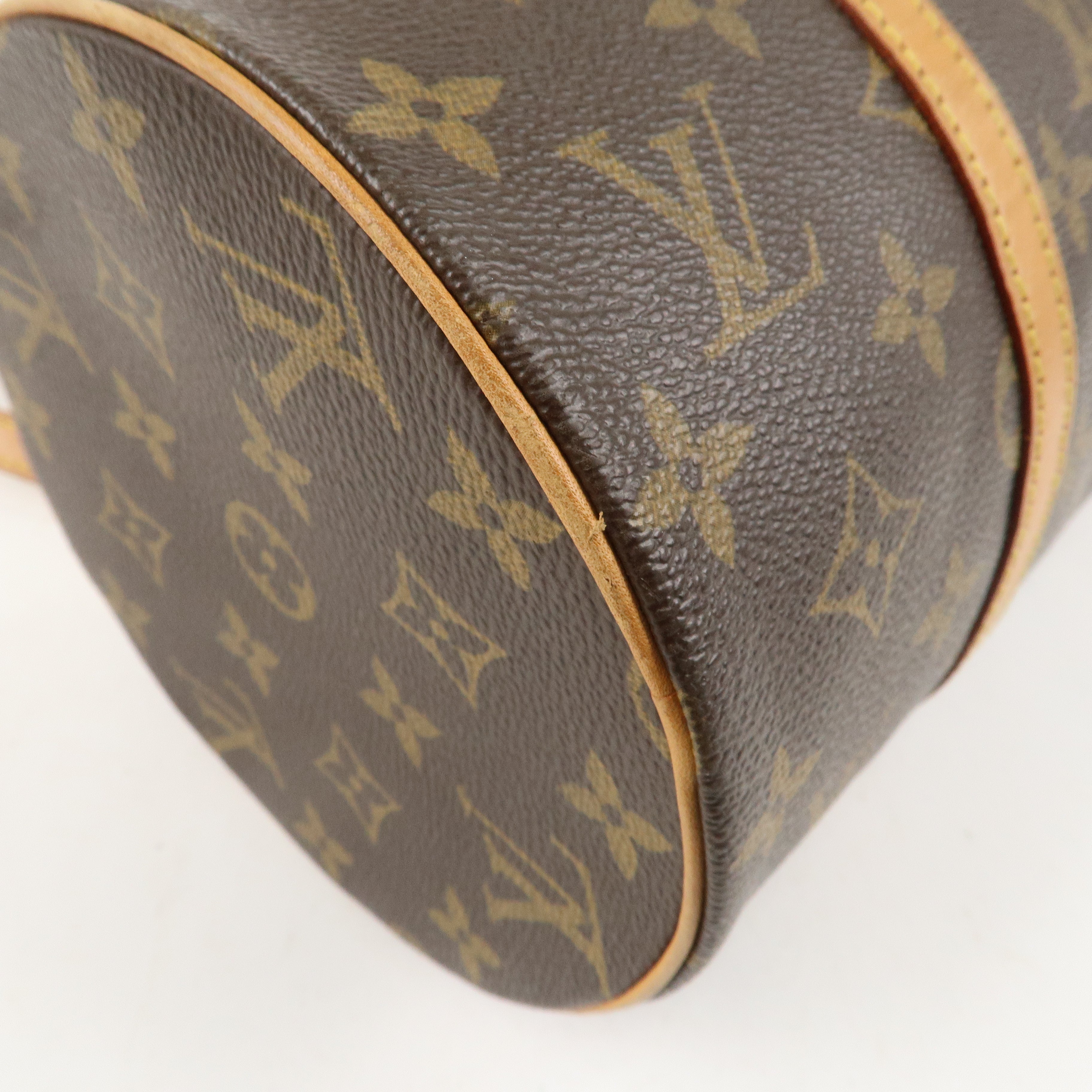 Louis Vuitton Monogram Papillon 26 Hand Bag New Style Brown M51385