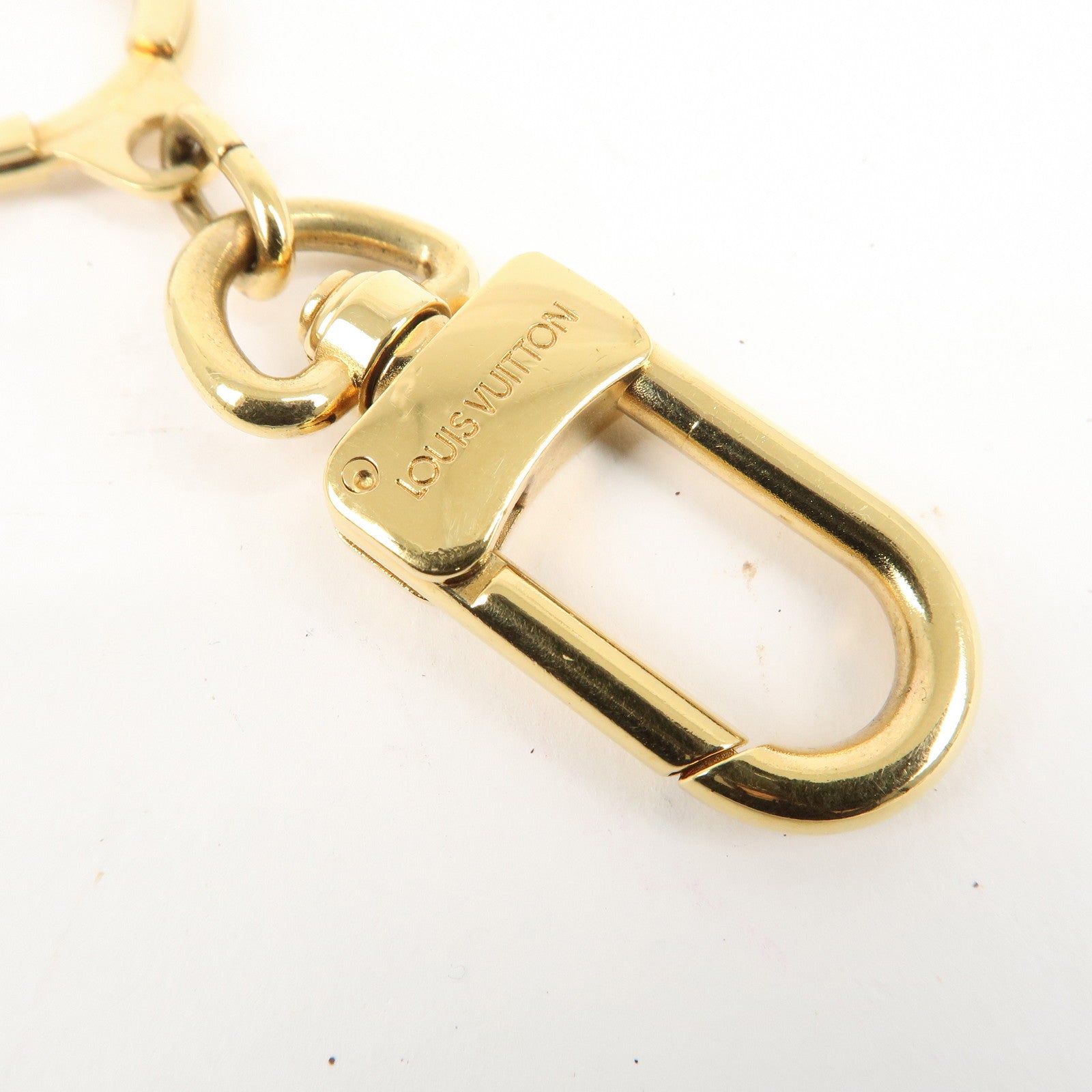 Louis Vuitton Set of 2 Ano Cles Key Chain Key Charm Gold M62694