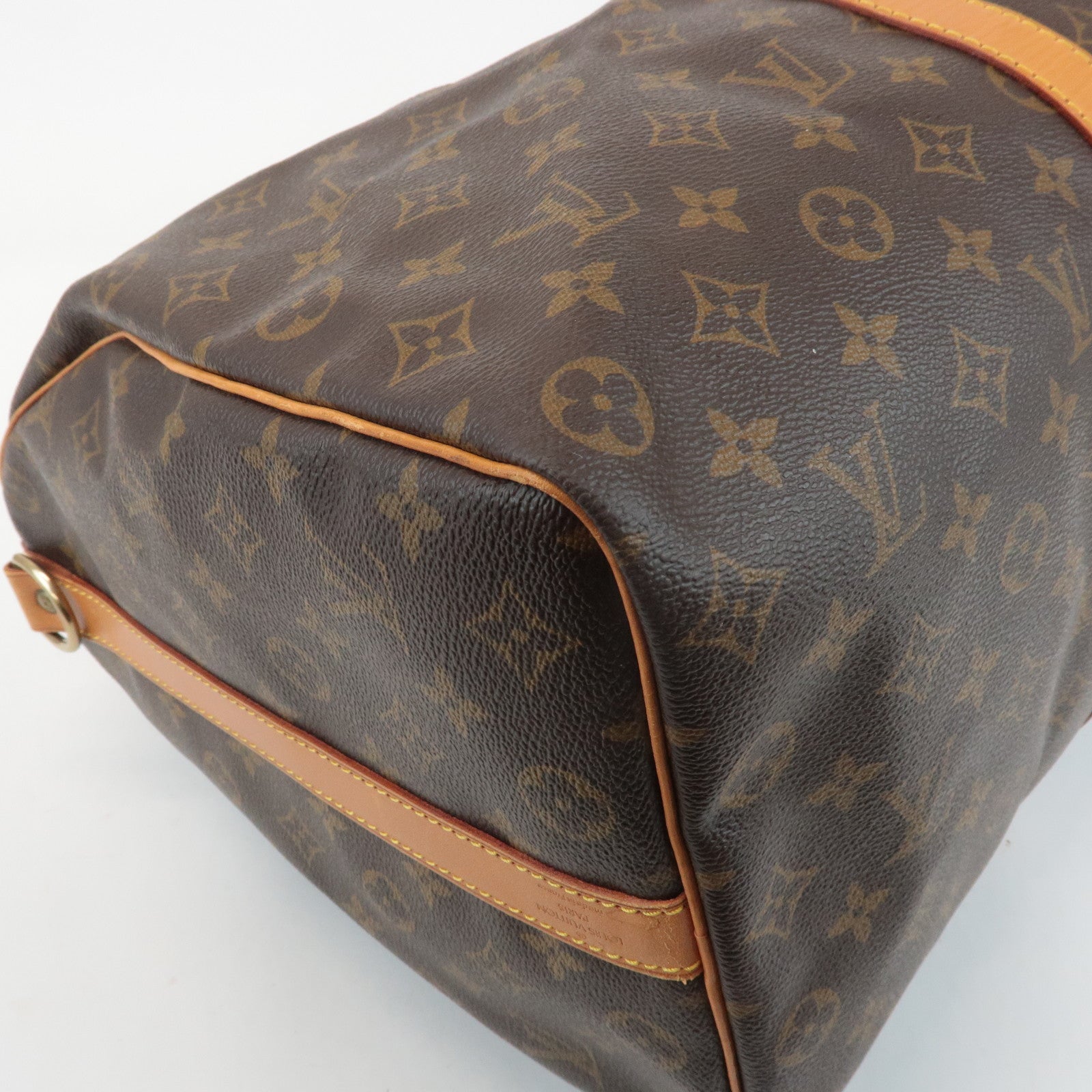 Louis Vuitton Monogram Keep All Bandouliere 50 Boston Bag M41416 Used