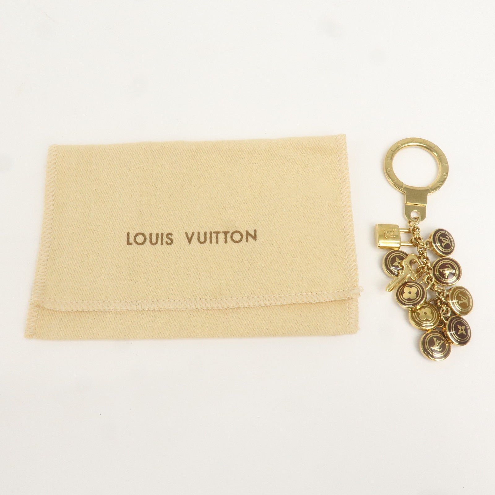 Louis Vuitton Porte Cles Pastilles Bag Charm Maron M65387