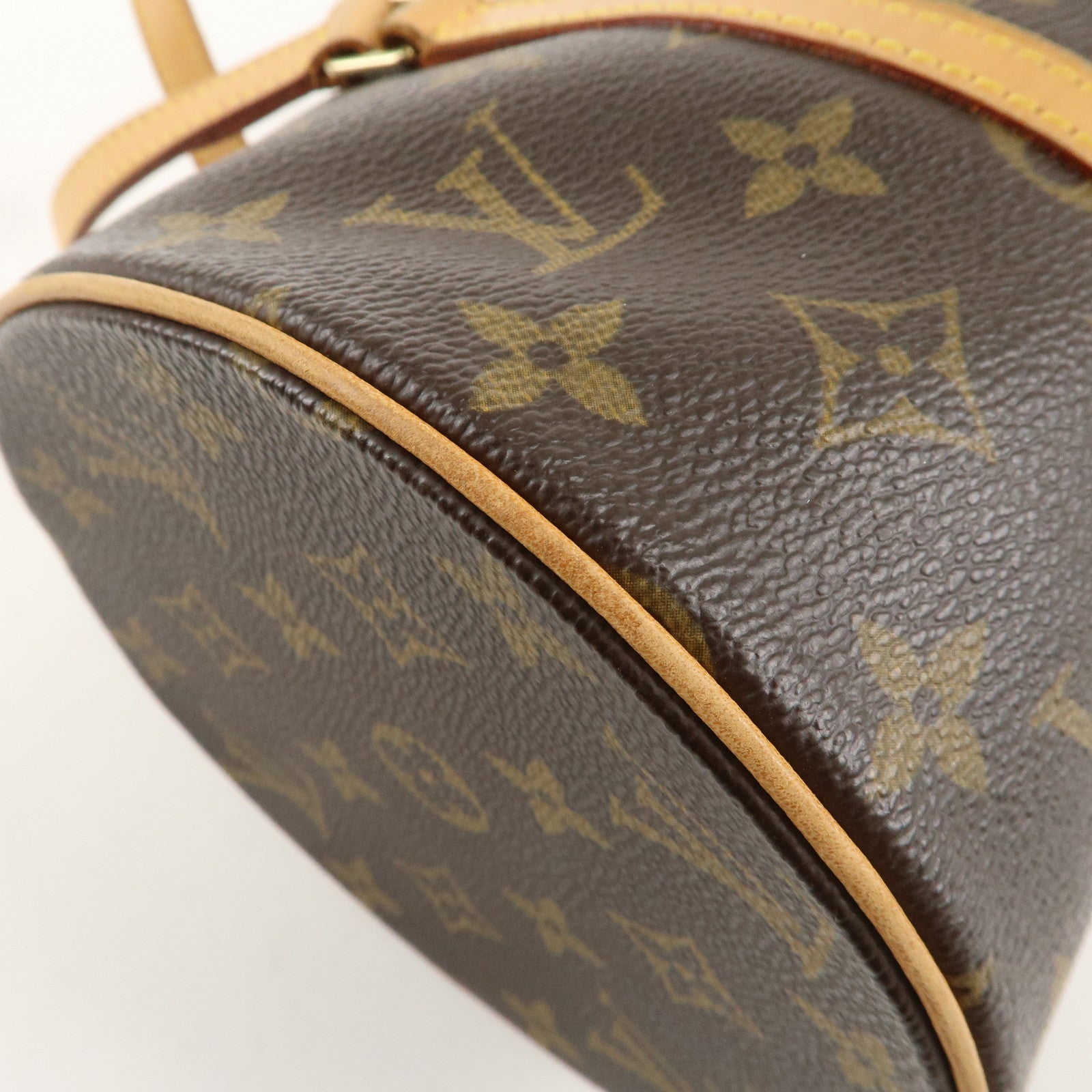 Louis Vuitton Monogram Papillon 30 Hand Bag 
Pouch Brown M51385