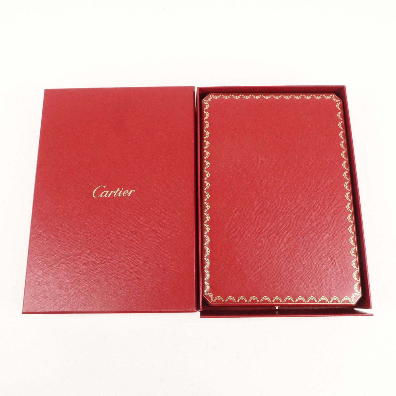 Cartier Jewelry Box for Necklace Display Box Large Size Red