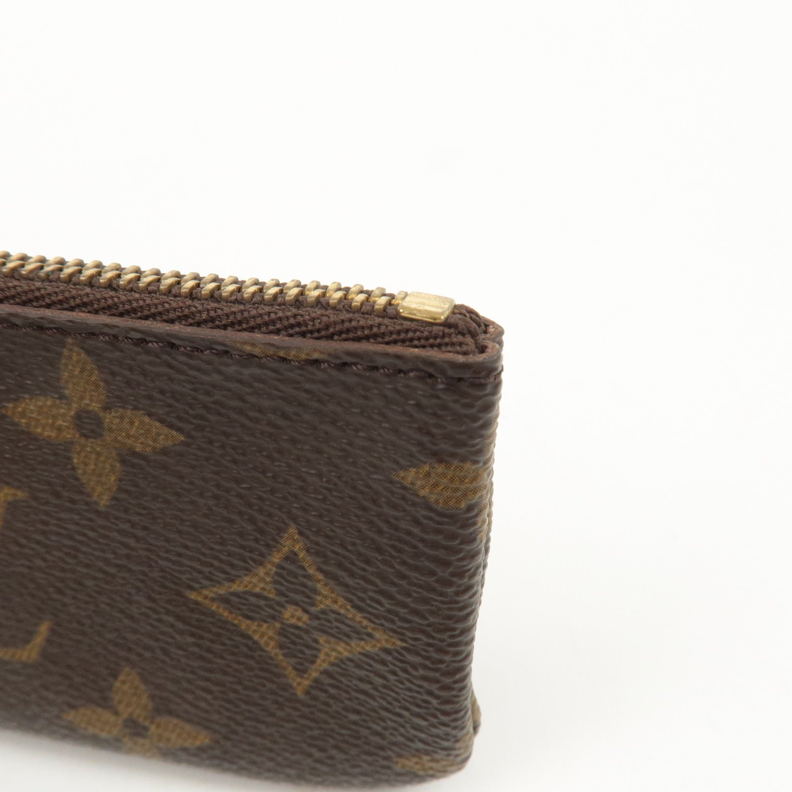 Louis Vuitton Monogram Pochette Cles Coin Case Key Case M62650