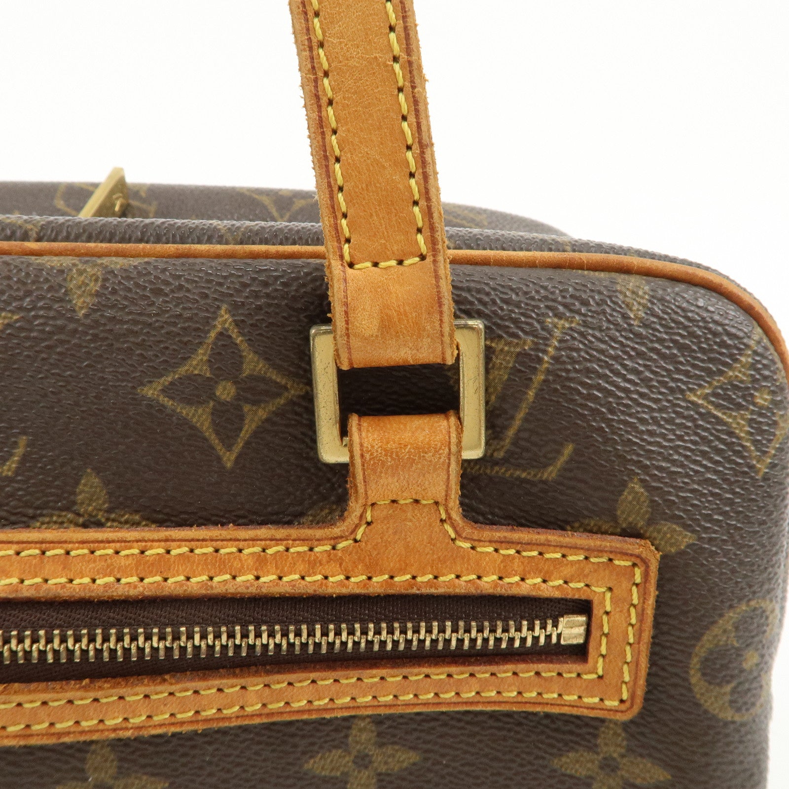 Louis Vuitton Monogram Cite MM Shoulder Bag Hand Bag M51182 Used