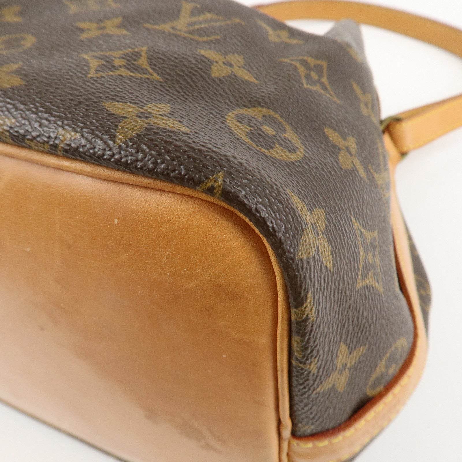 Louis Vuitton Monogram Petit Noe Shoulder Bag Brown M42226 Used