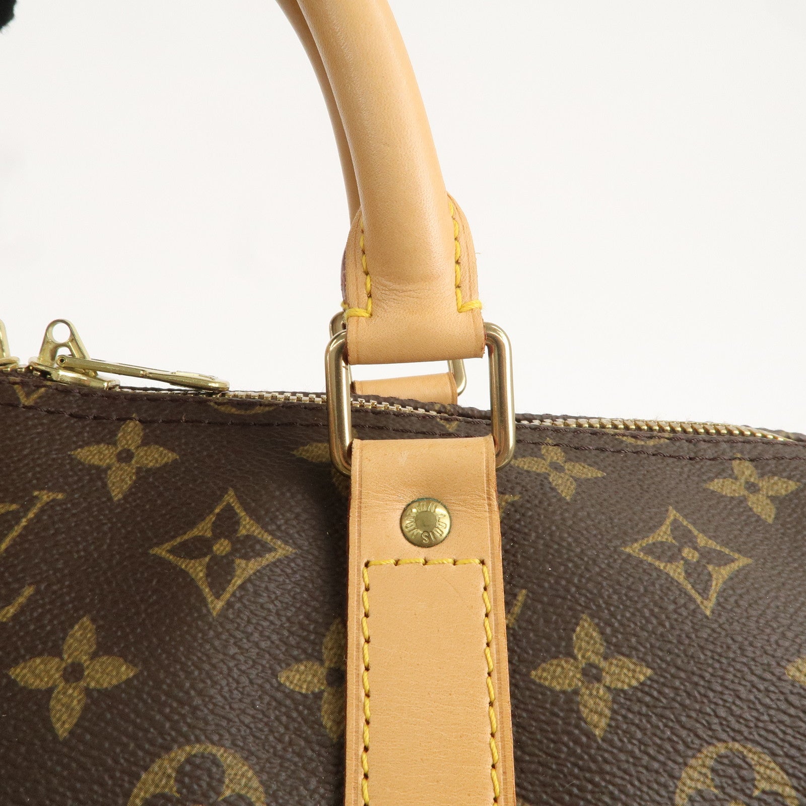 Louis Vuitton Monogram Keep All Bandouliere 60 Boston Bag M41412