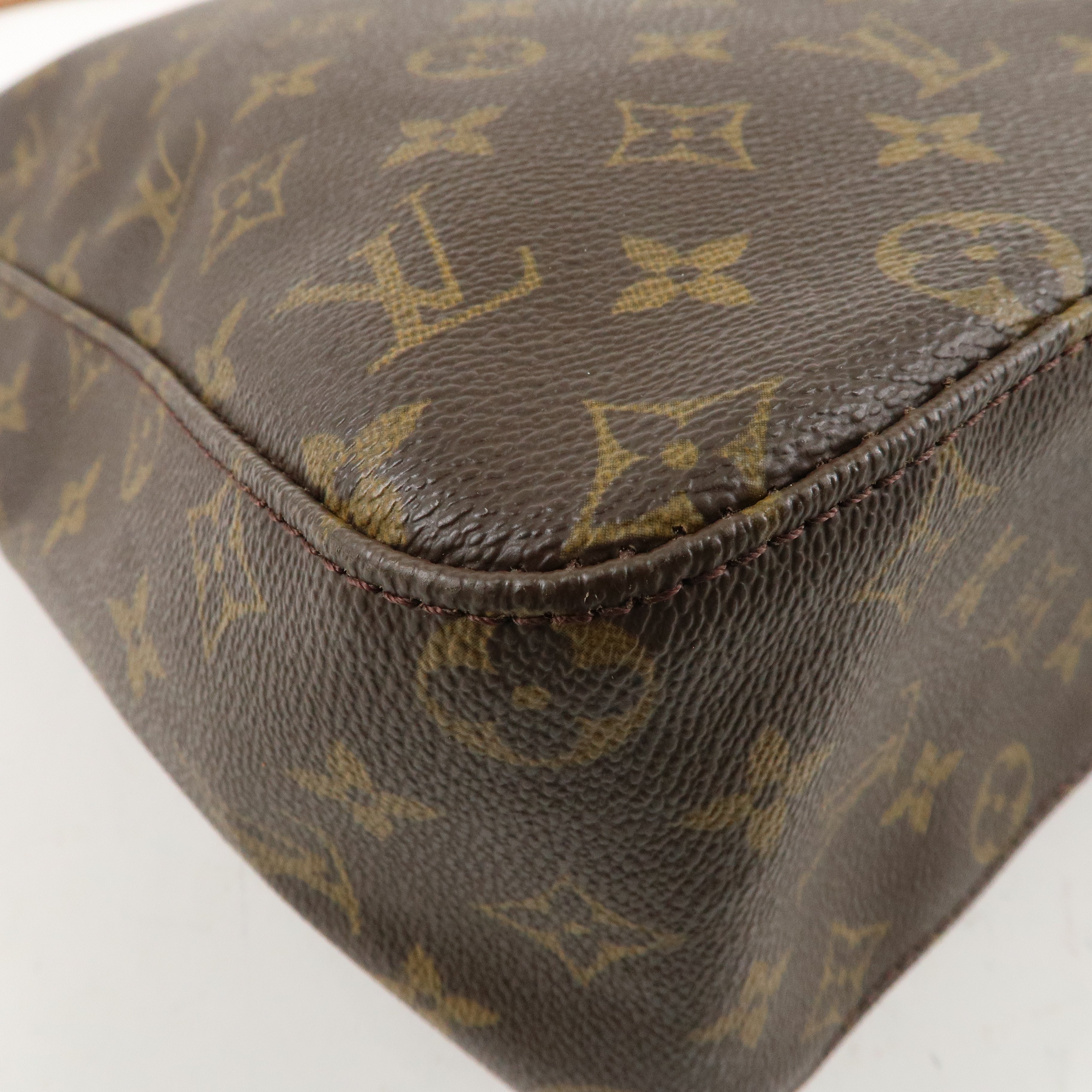 Louis Vuitton Monogram Looping GM Shoulder Bag Brown M51145