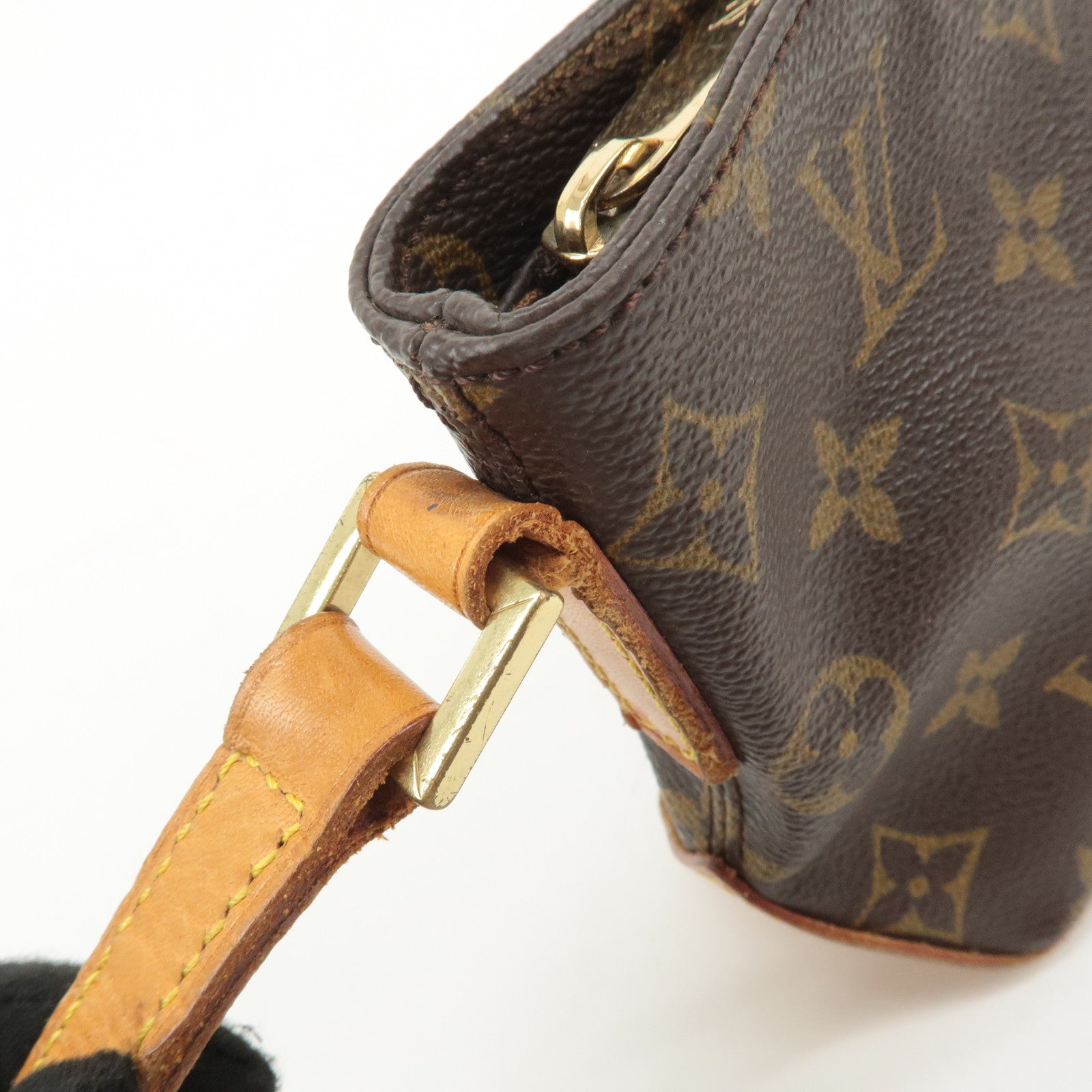 Louis Vuitton Monogram Trotteur Shoulder Bag Brown M51240 Used