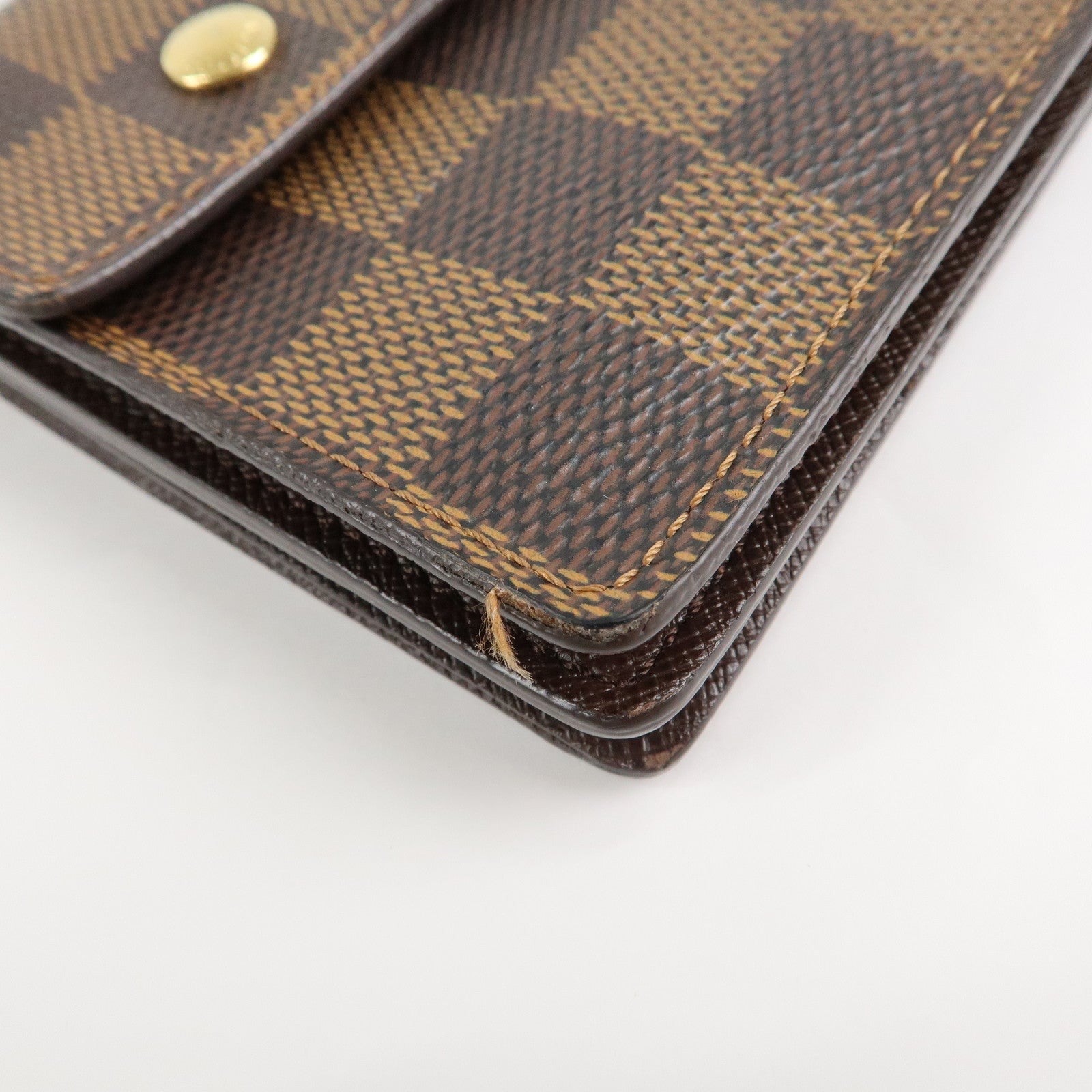 Louis Vuitton Damier Portefeuille Accordeon Wallet N60002 Used