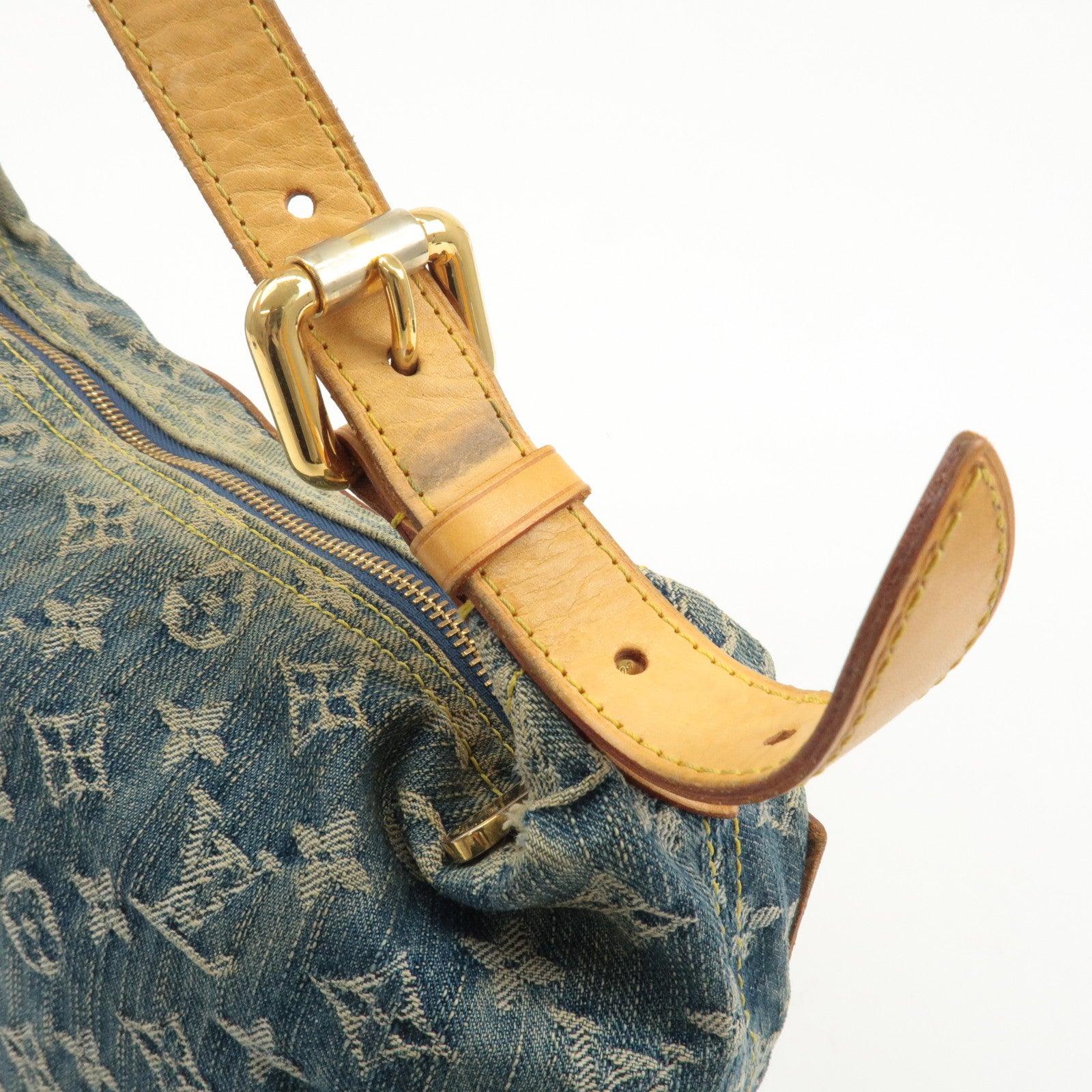 Louis Vuitton Monogram Denim Baggy PM Shoulder Bag M95049