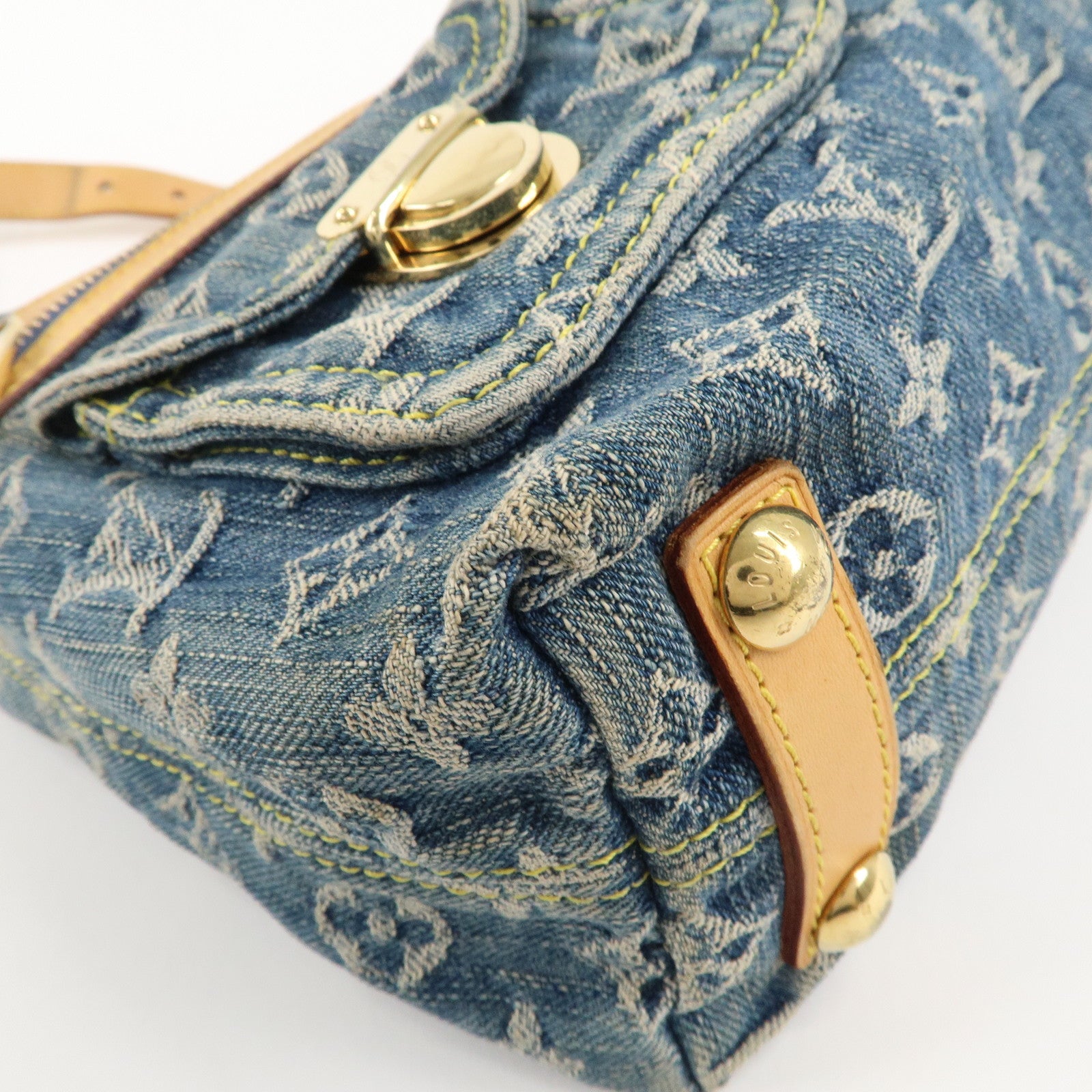 Louis Vuitton Monogram Denim Baggy PM 2Way Shoulder Bag M95049