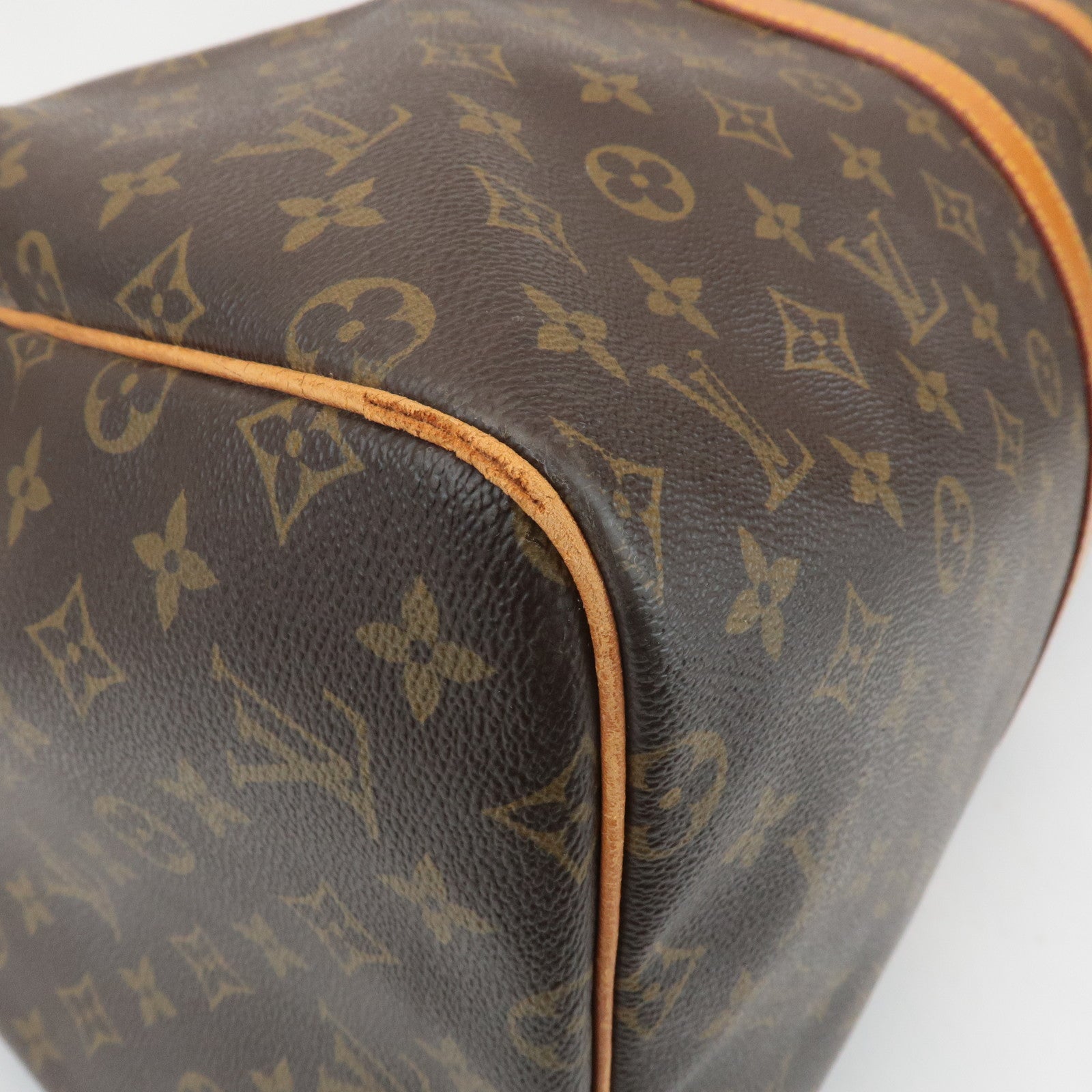 Louis Vuitton Monogram Keep All 55 Boston Bag Brown M41424 Used