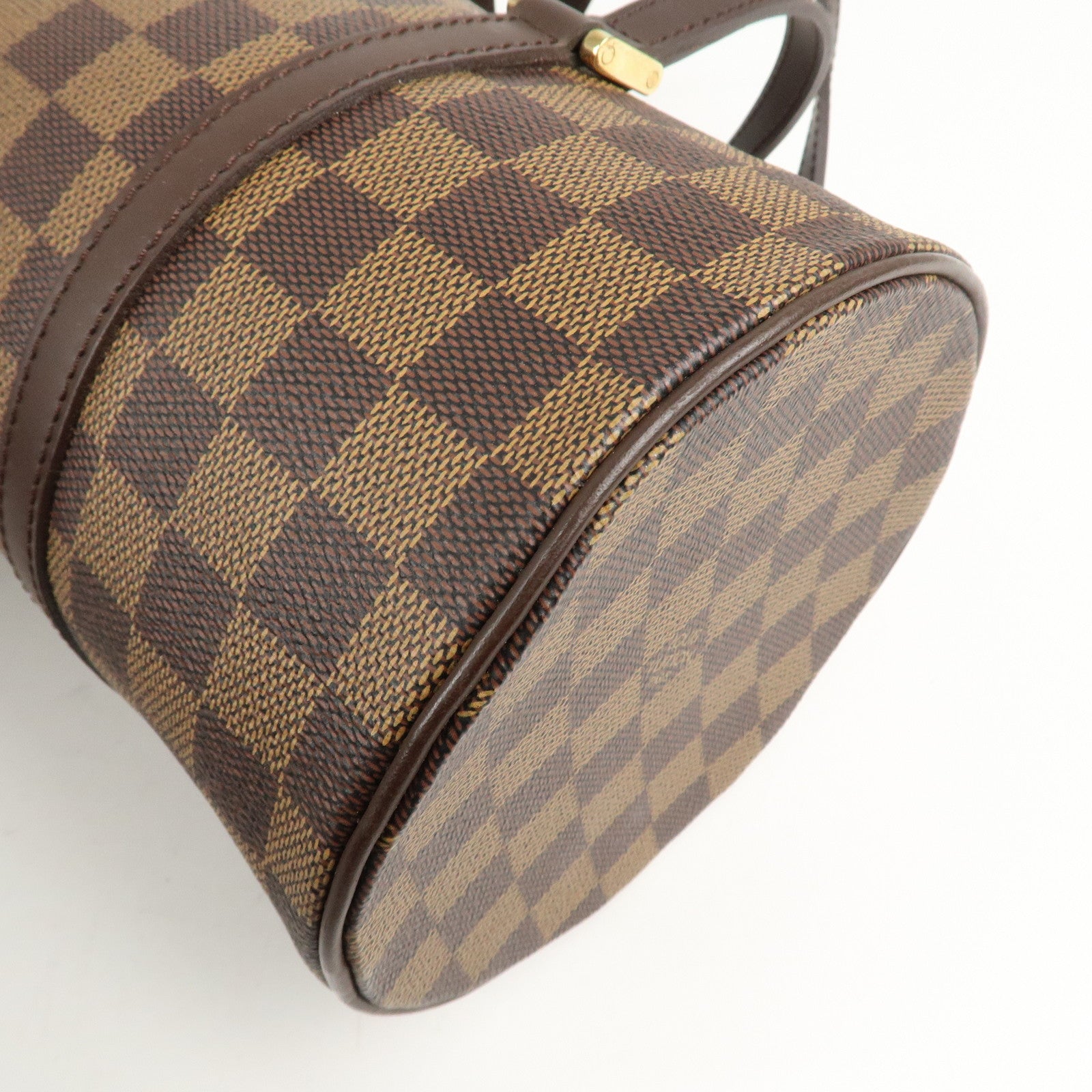 Louis Vuitton Damier Ebene Papillon 30 Hand Bag Brown N51303 Used