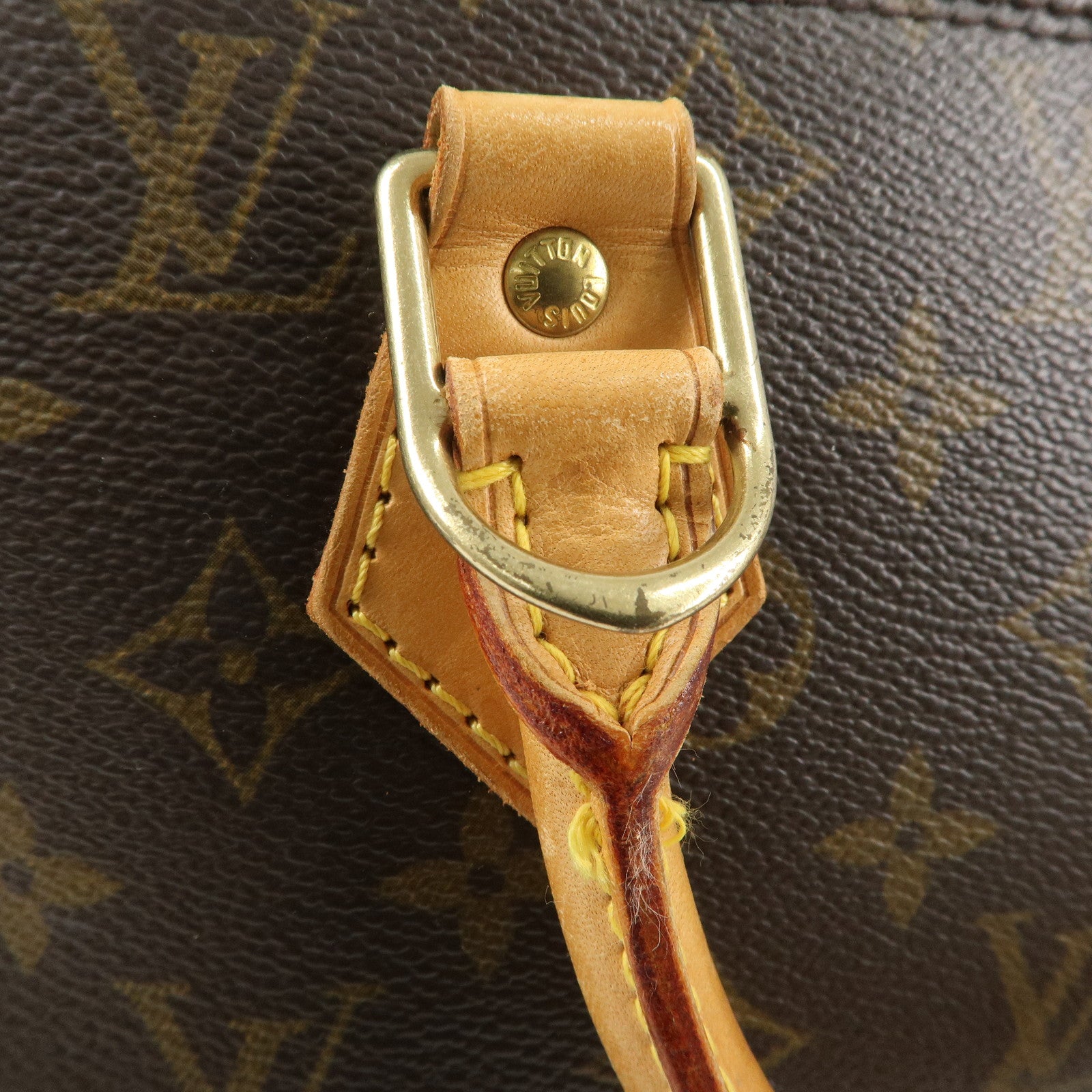 Louis Vuitton Monogram Alma Hand Bag Brown M51130