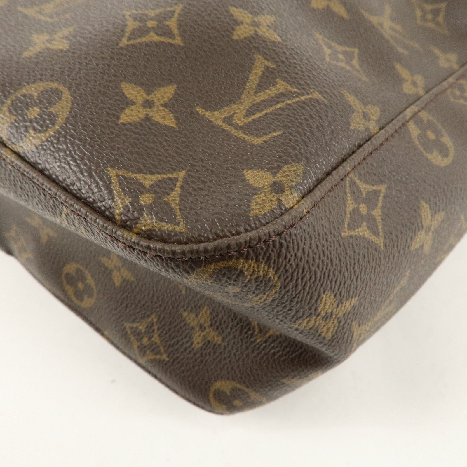 Louis Vuitton Monogram Looping GM Shoulder Bag Brown M51145